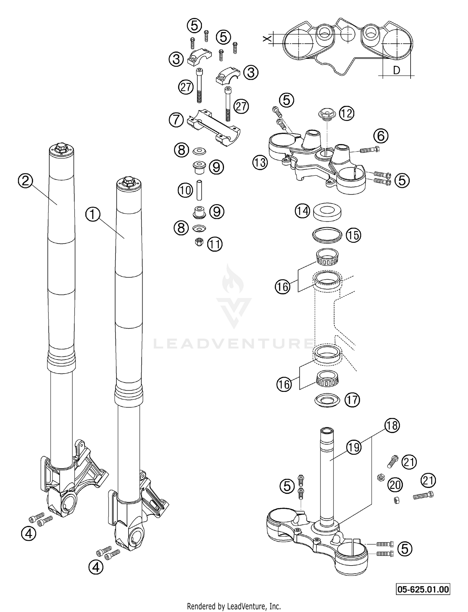 Front Fork WP USD 48
