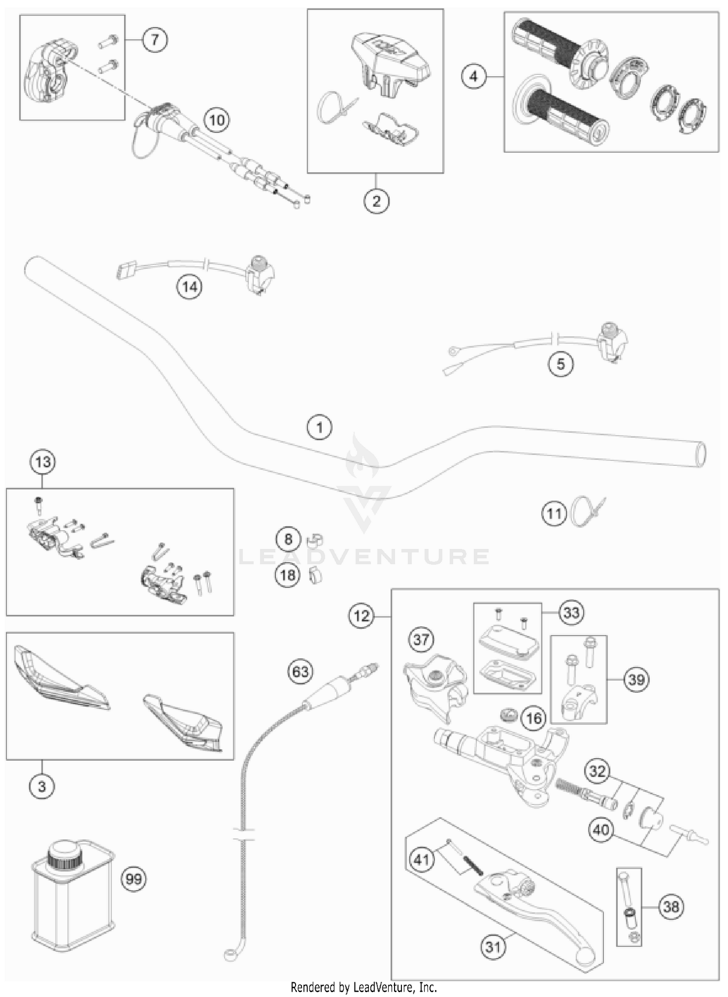 HANDLEBAR, CONTROLS
