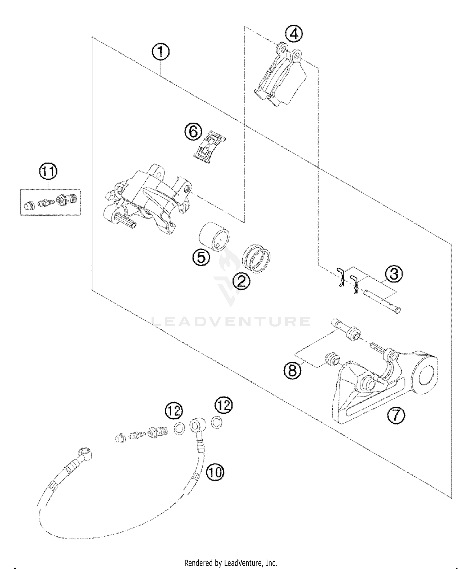 Brake Caliper Rear