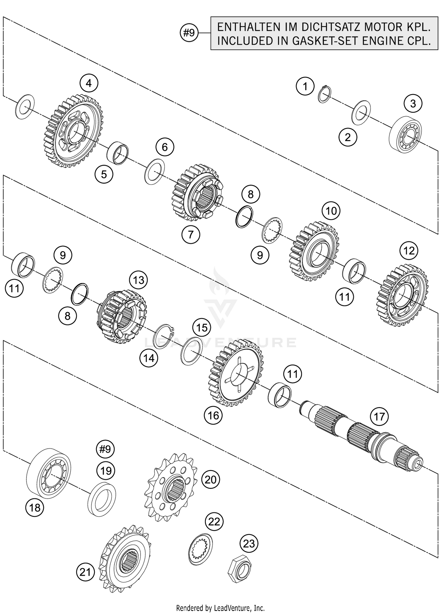 TRANSMISSION II - COUNTERSHAFT
