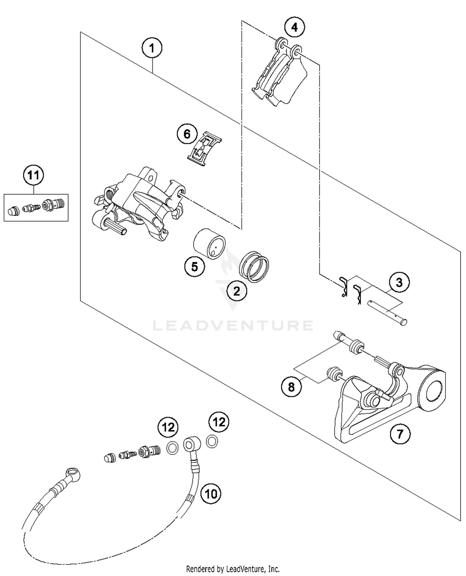 Brake Caliper Rear