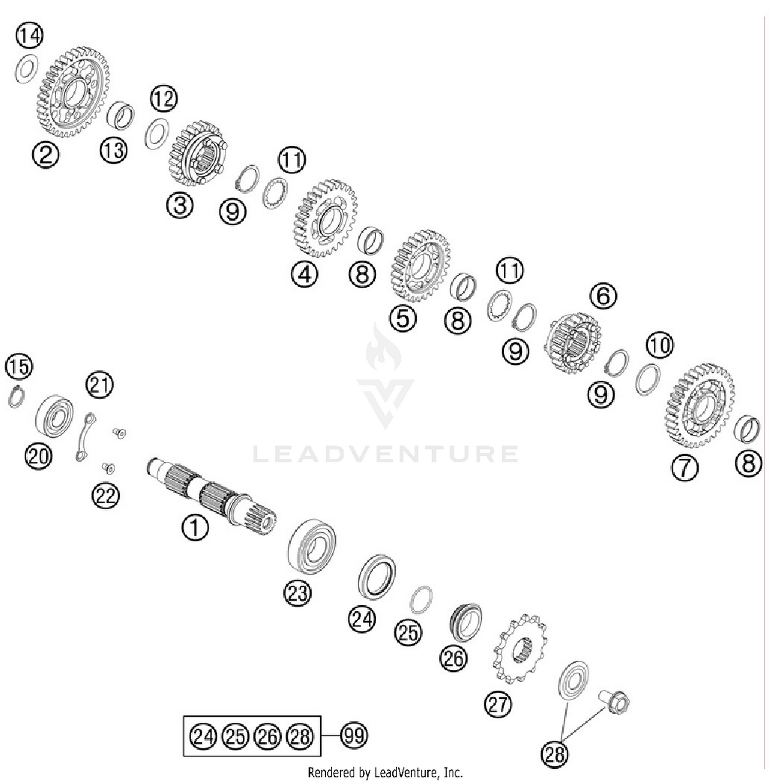 Transmission Il - Countershaft