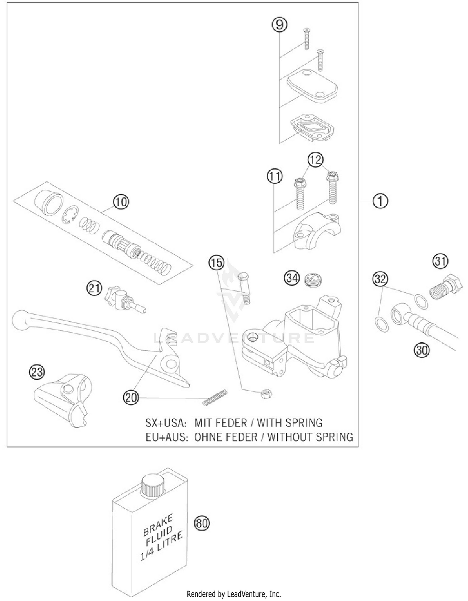 Hand Brake Cylinder
