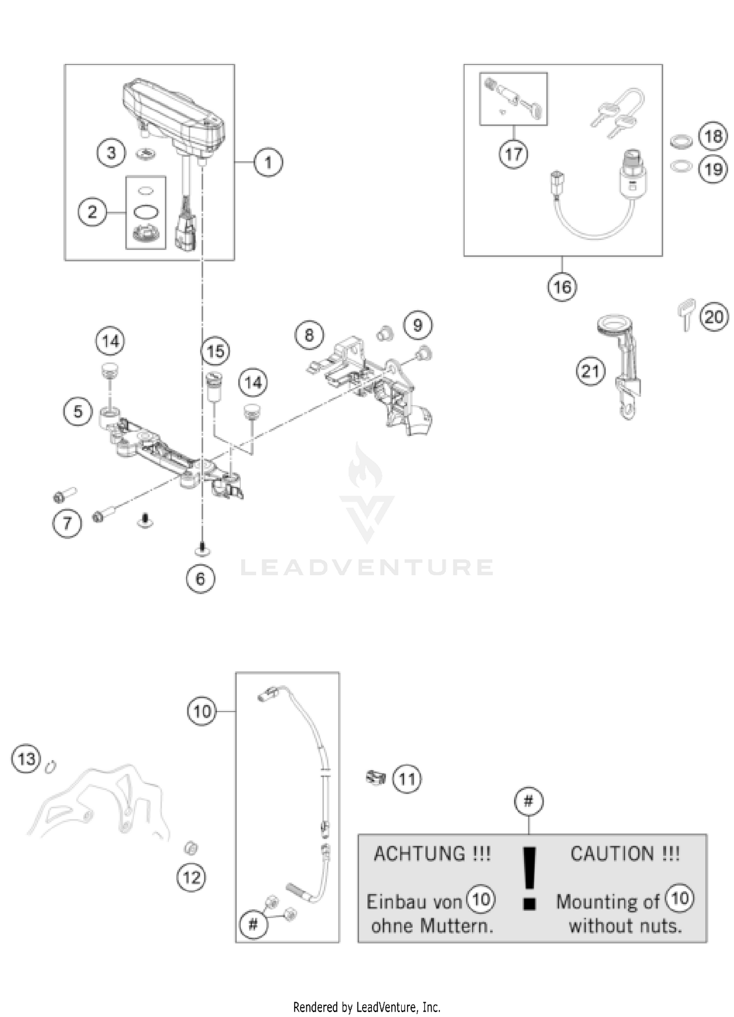 INSTRUMENTS / LOCK SYSTEM
