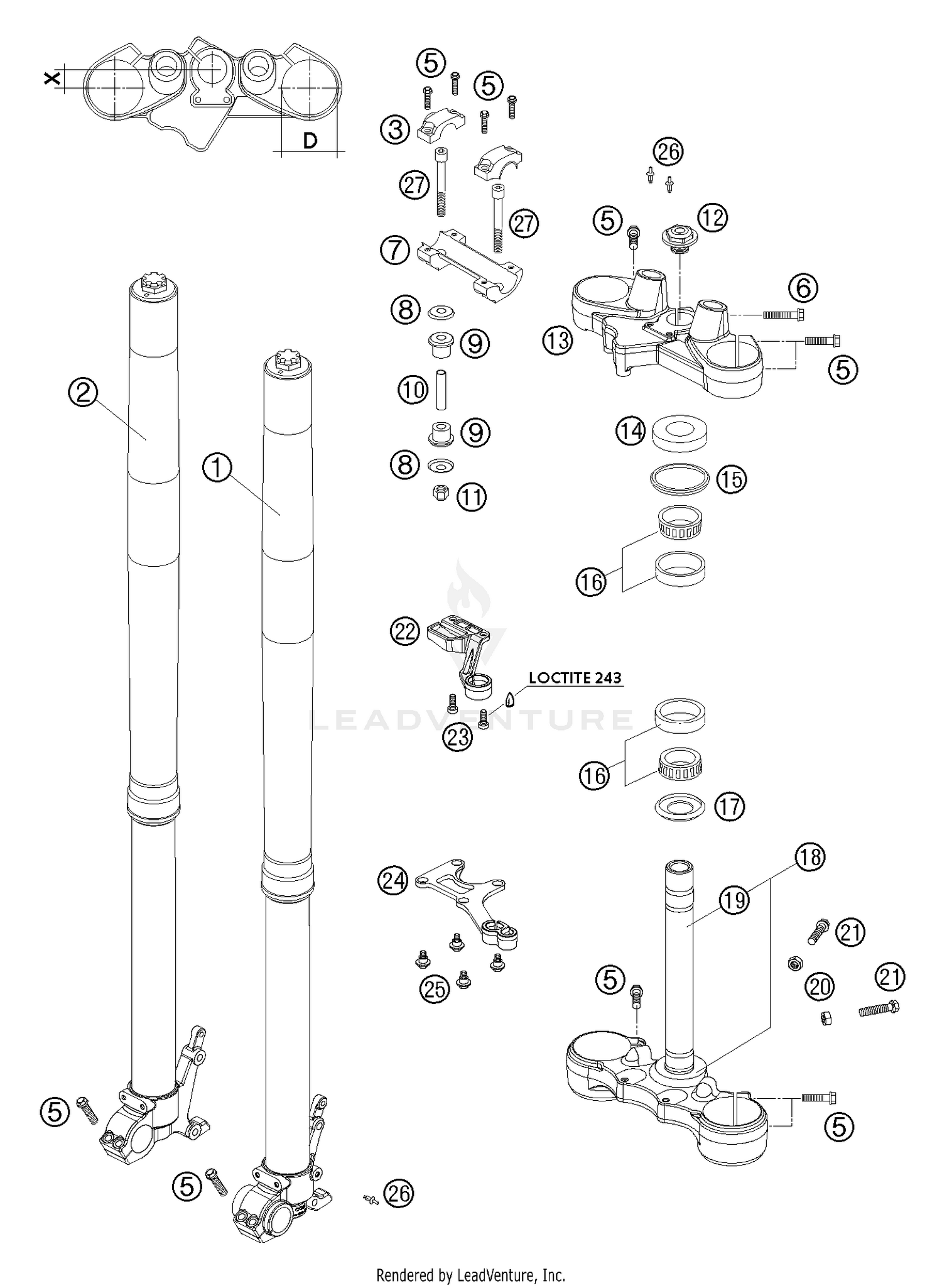 Front Fork WP USD 48