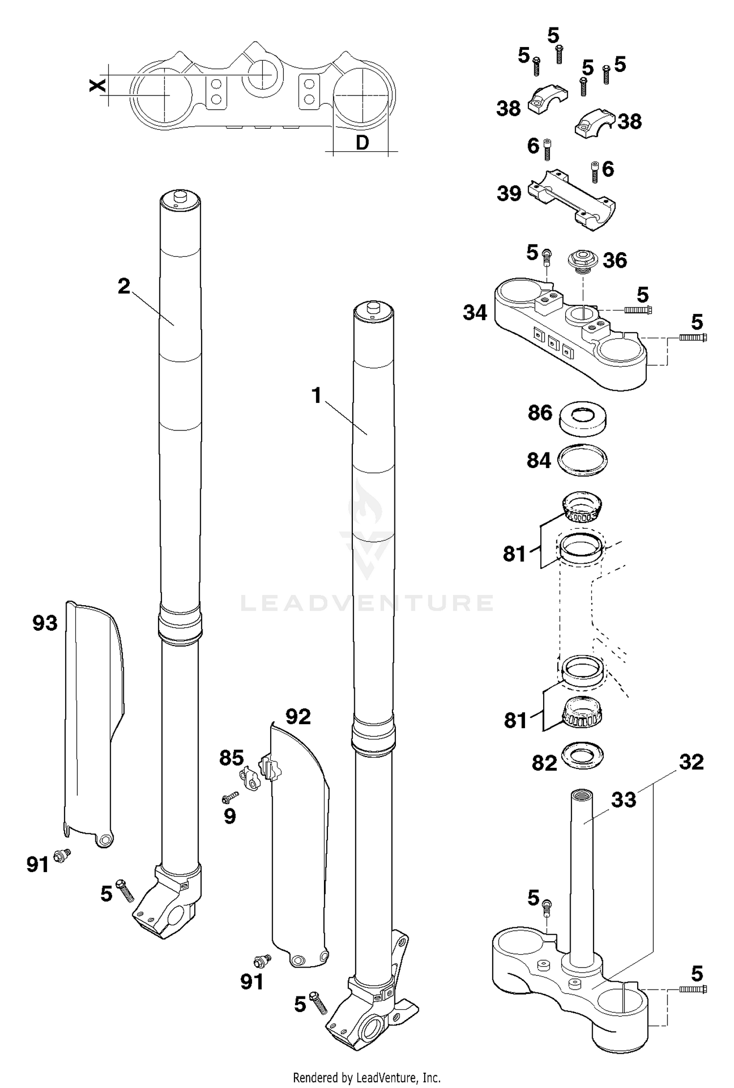 Front Fork WP USD43