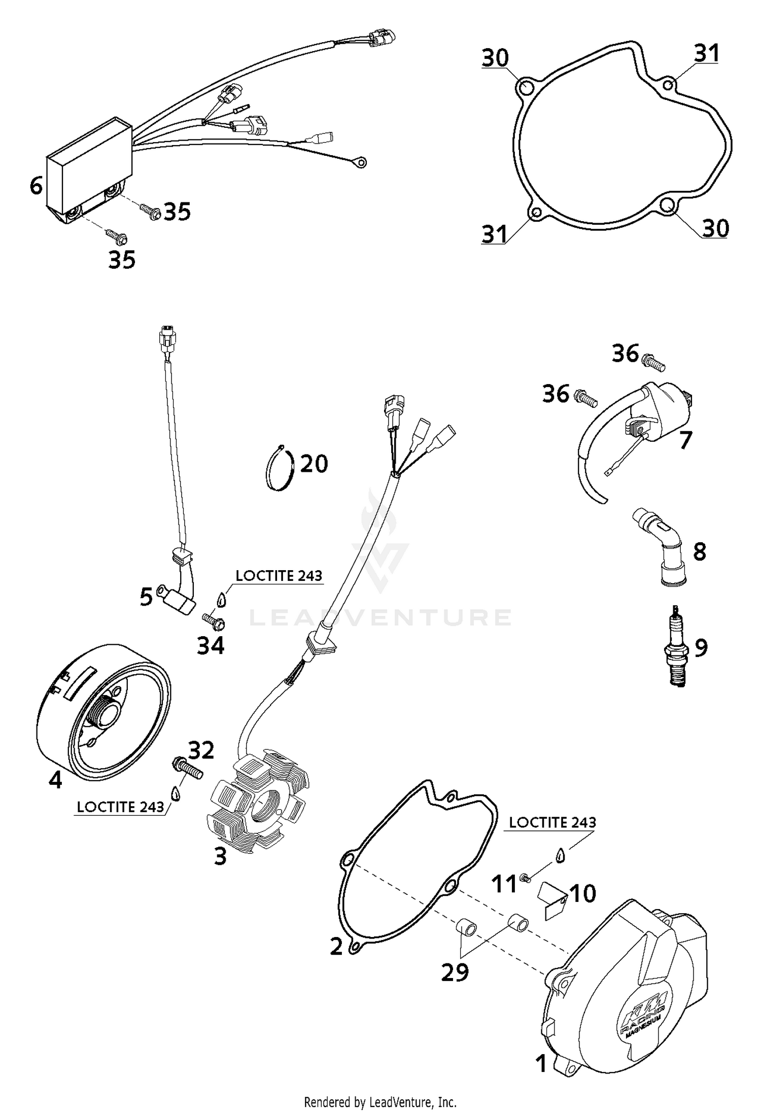 Ignitionsystem Kokusan 4K3B