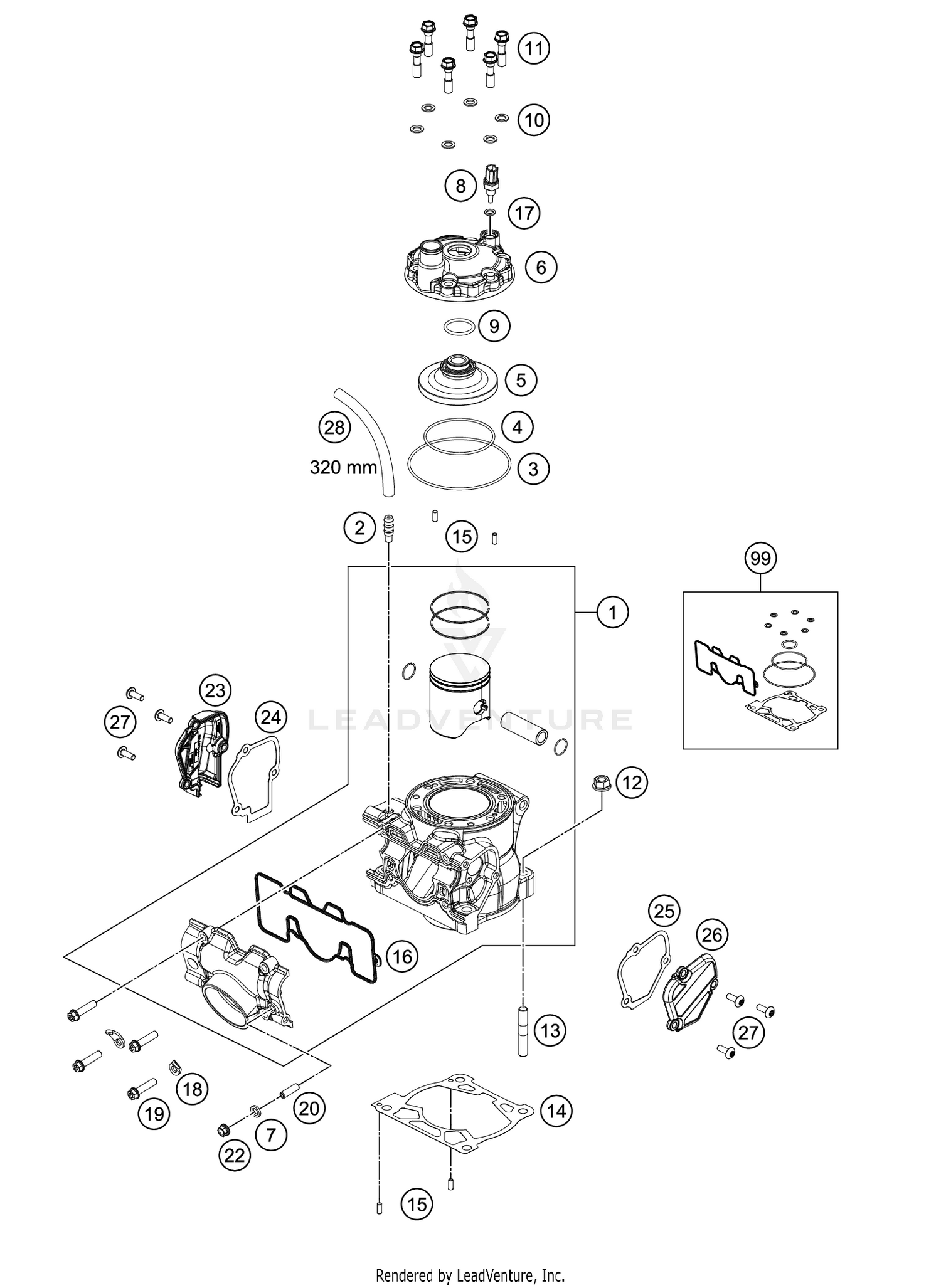 CYLINDER, CYLINDER HEAD