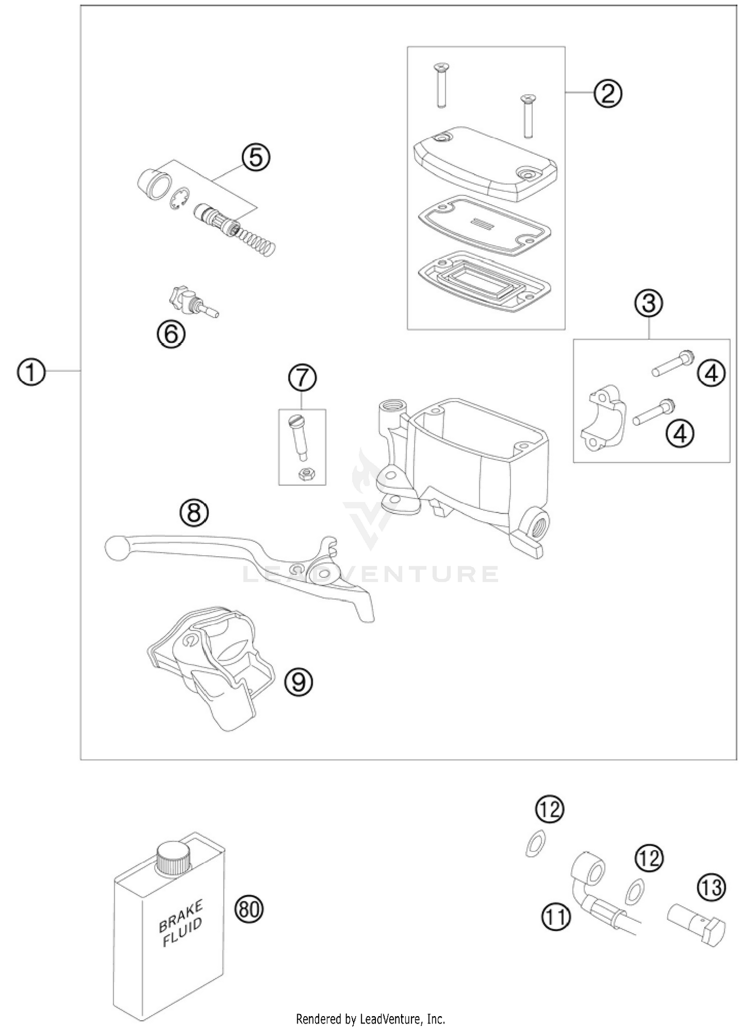 Hand Brake Cylinder