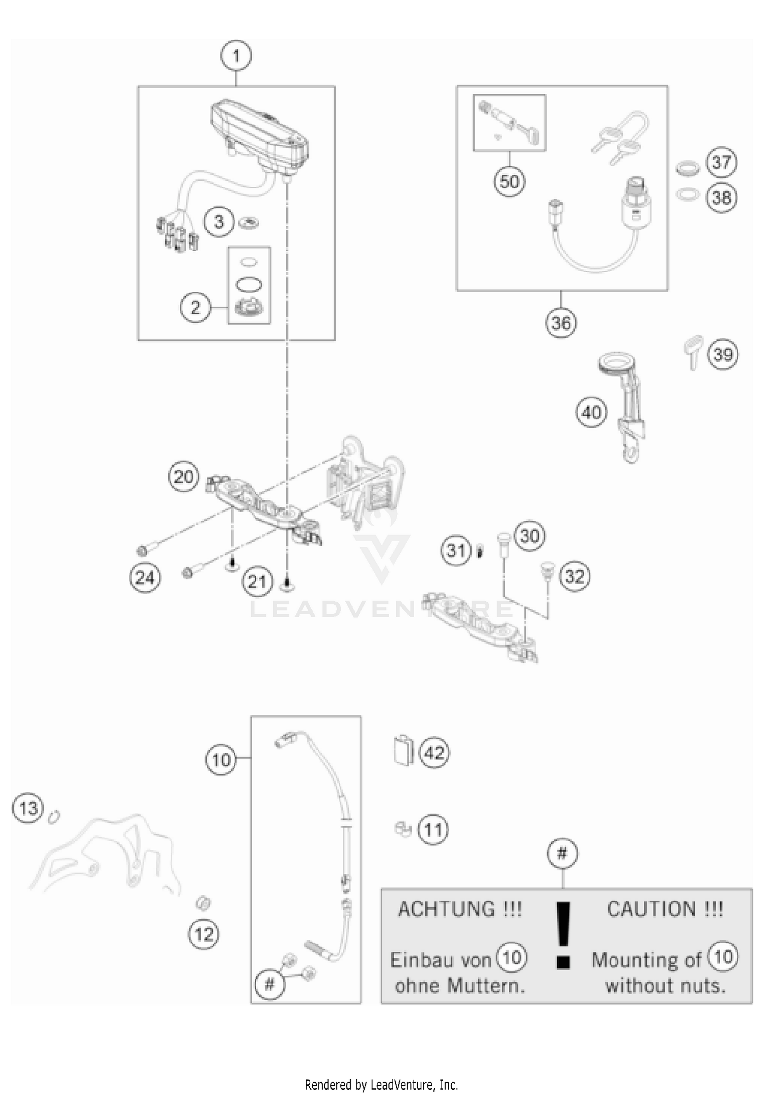 INSTRUMENTS / LOCK SYSTEM