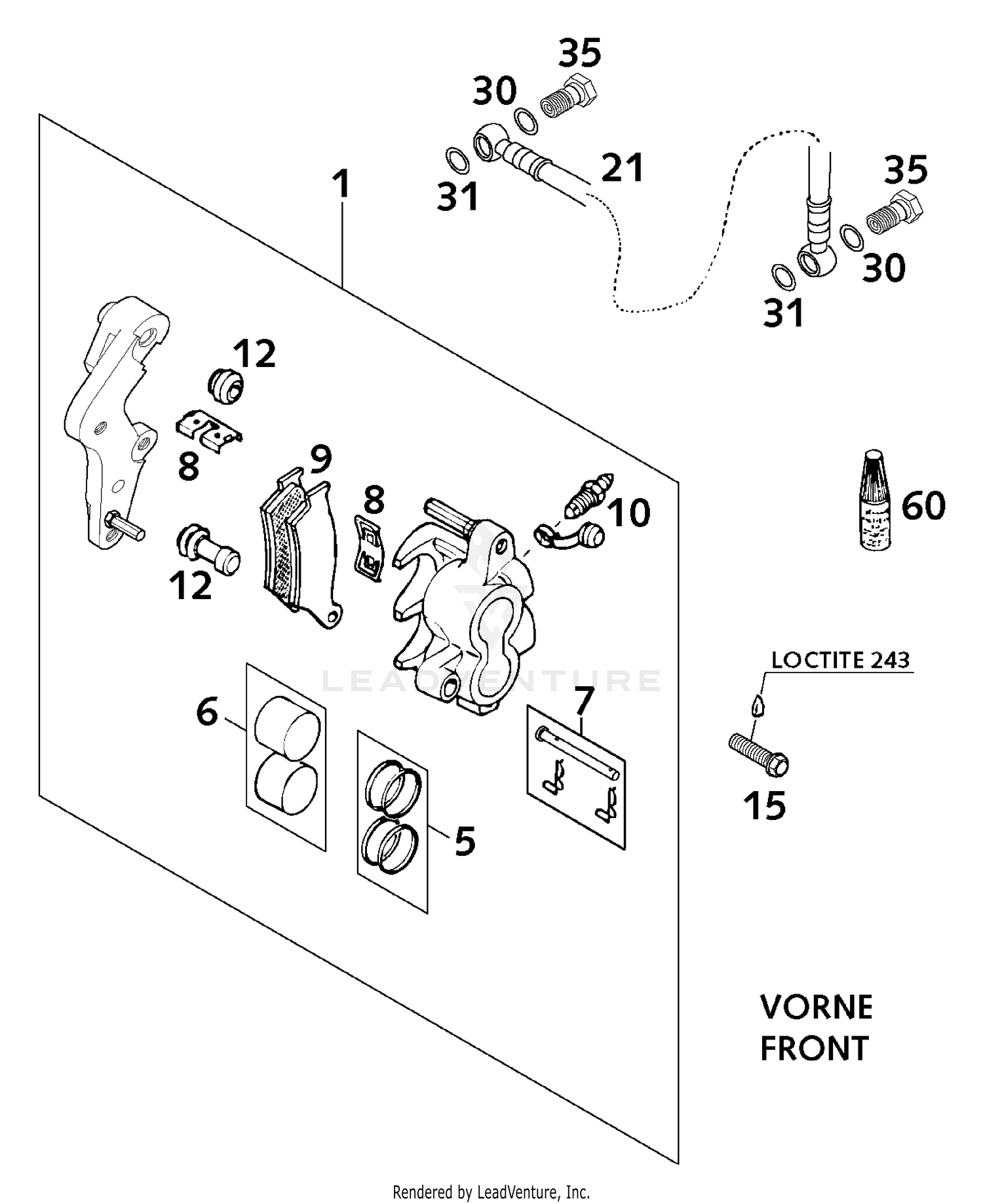 Brake Caliper Front