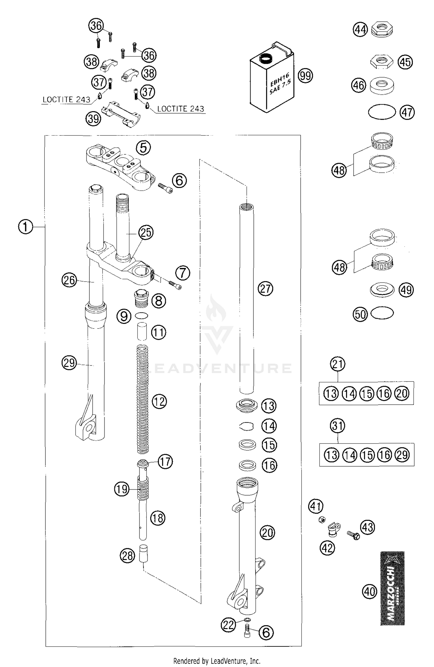 Front Fork Marzocchi
