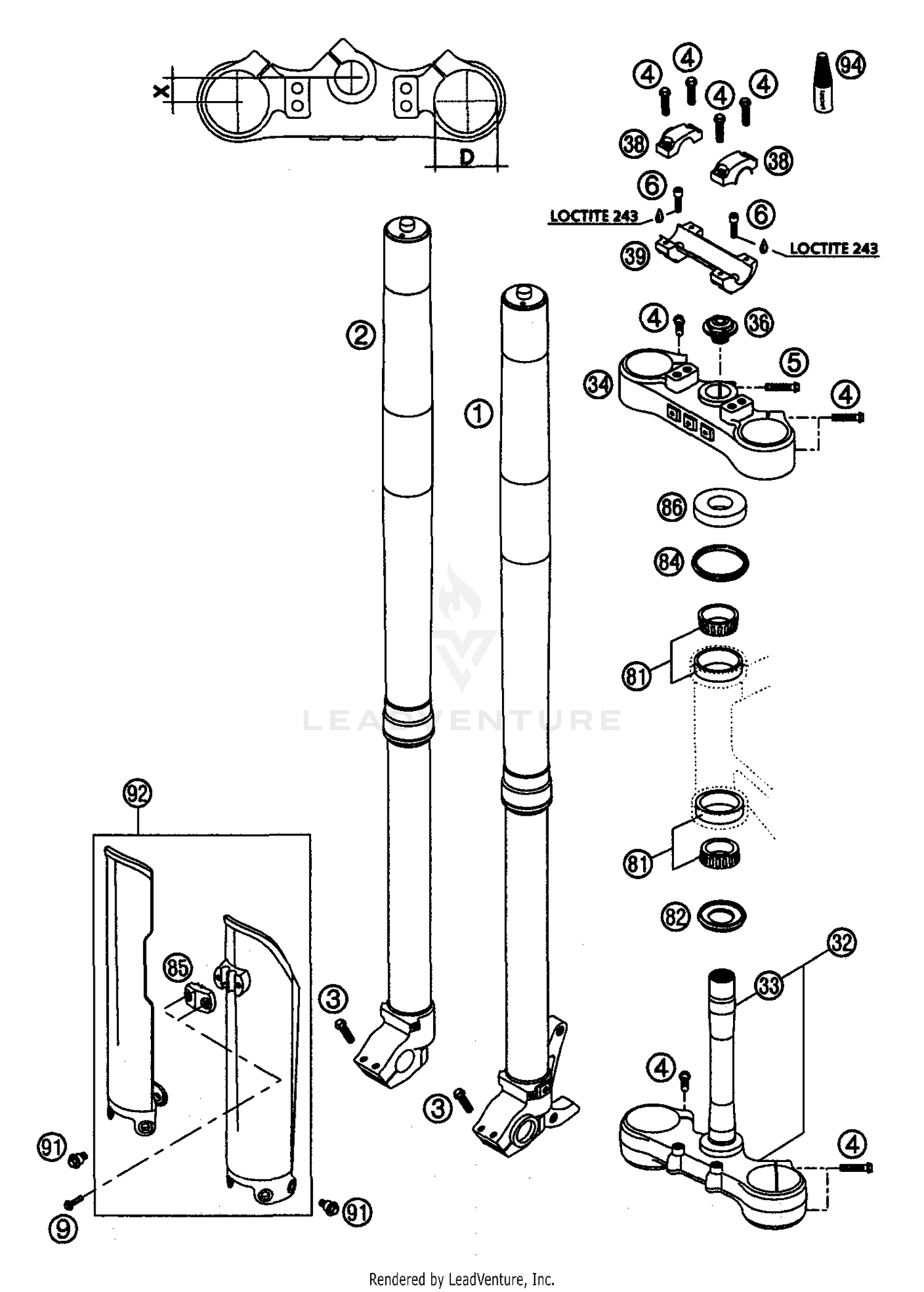 Front Fork WP USD 48