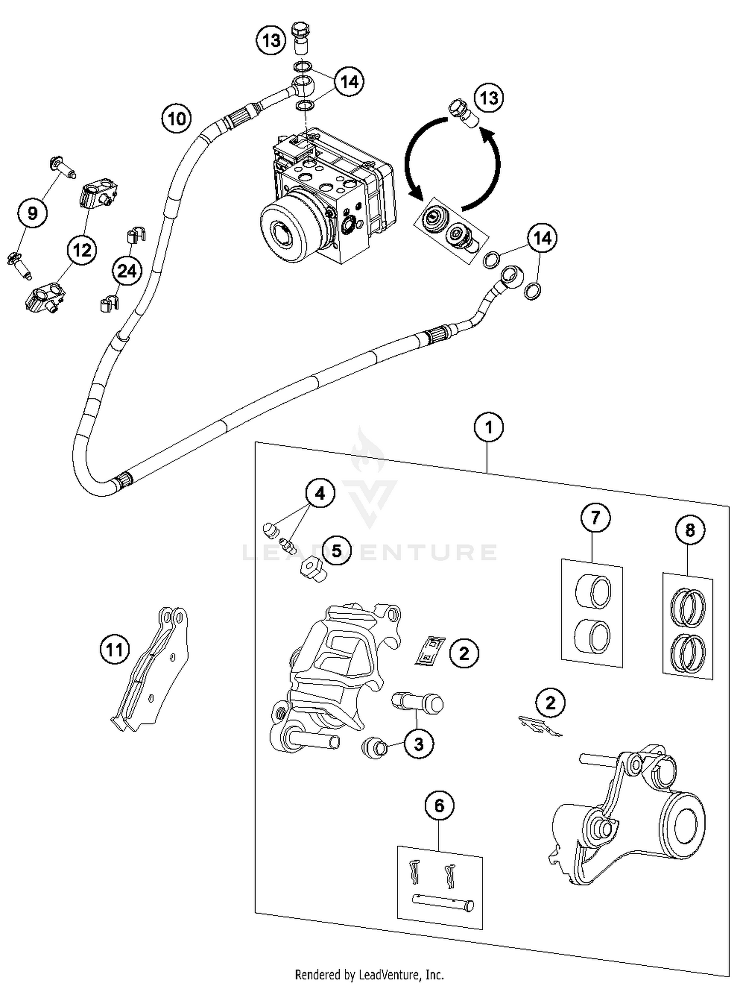 Brake Caliper Rear
