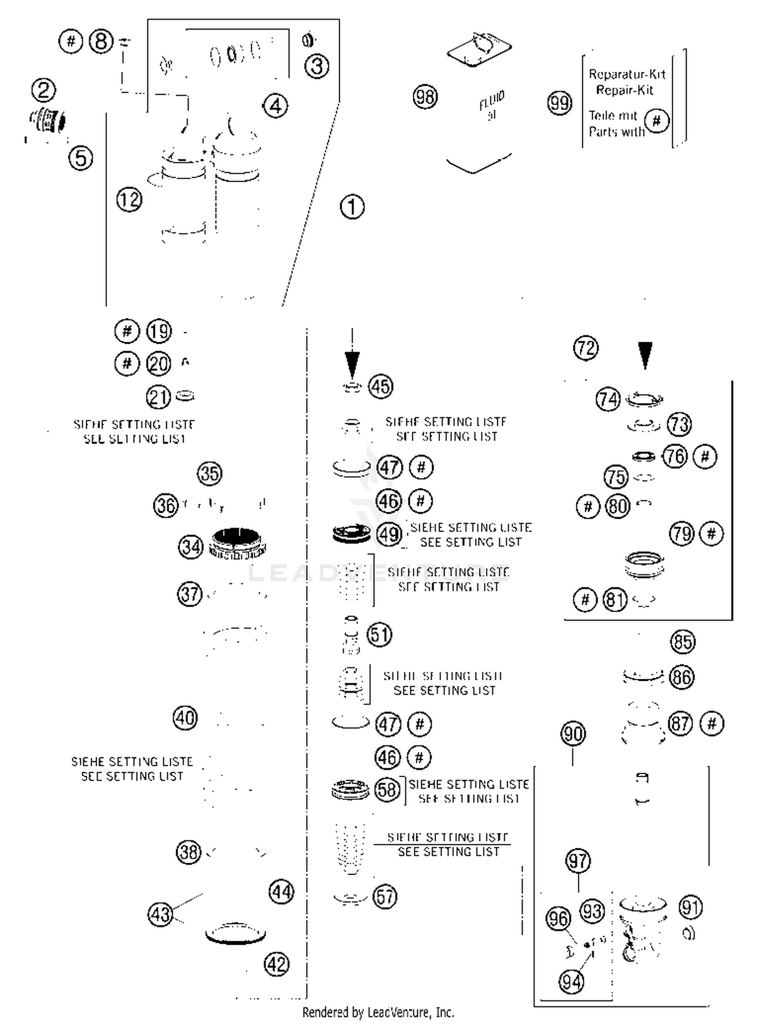 Shock Absorber Disassembled