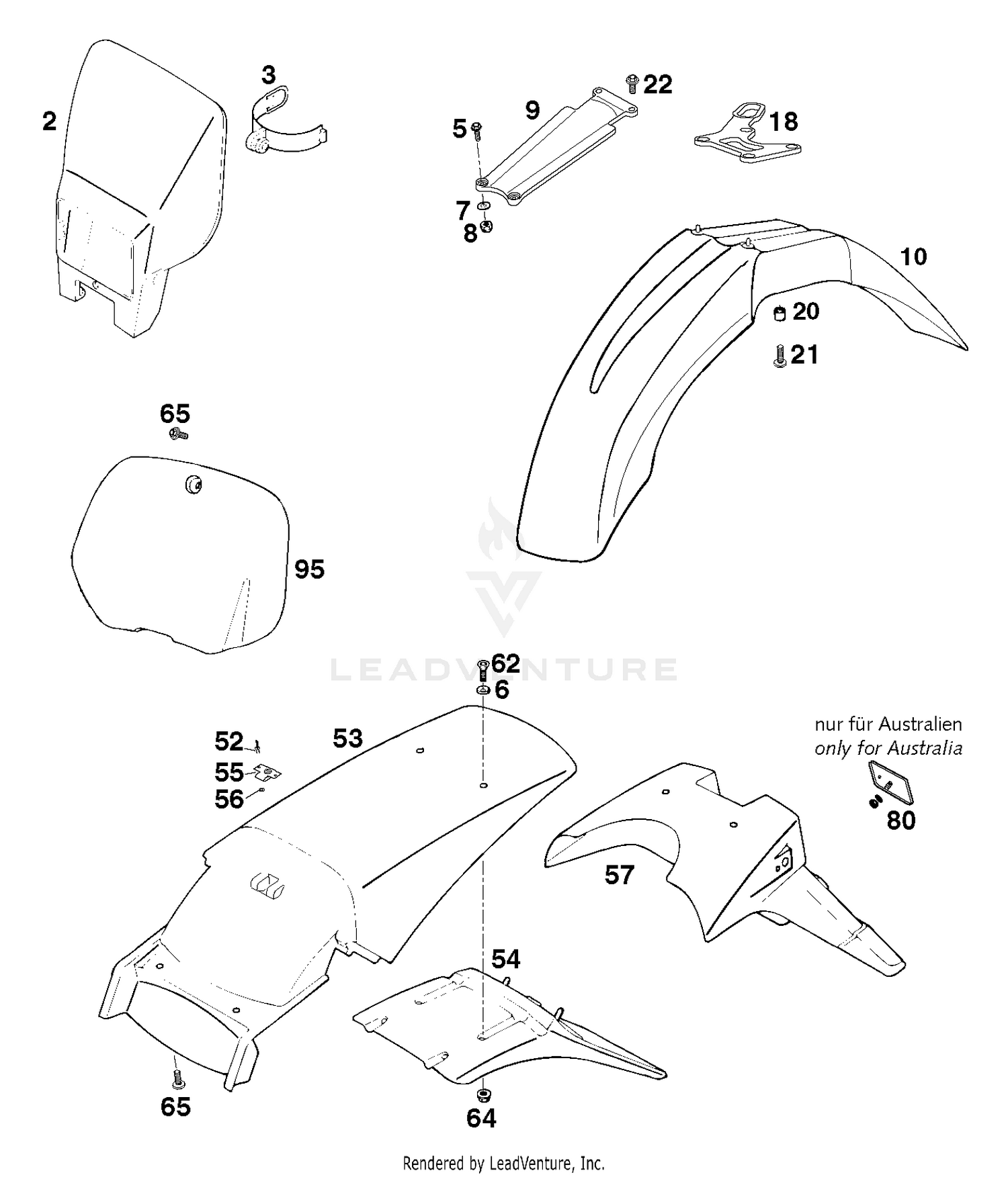 Mask, Fenders