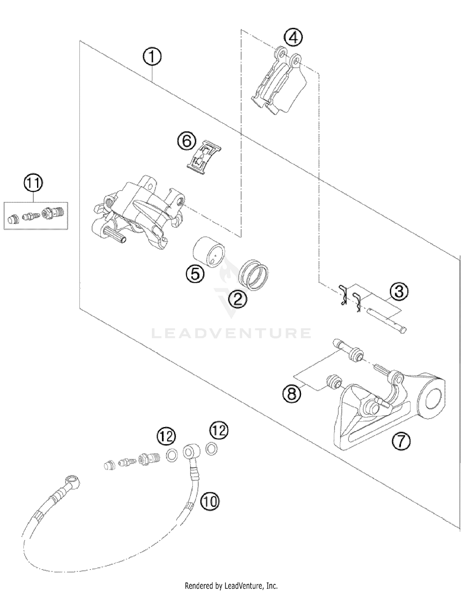 Brake Caliper Rear