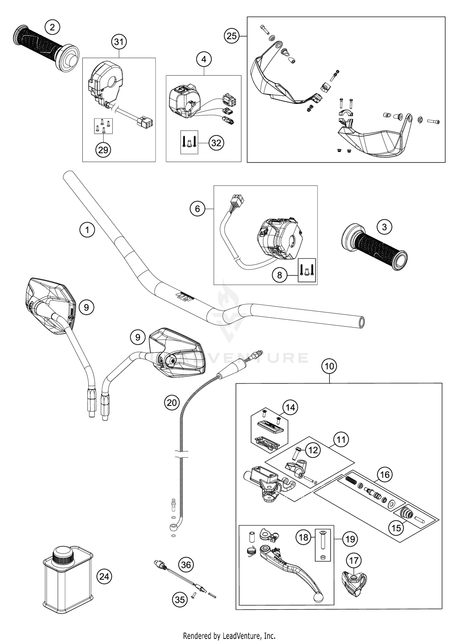 HANDLEBAR, CONTROLS