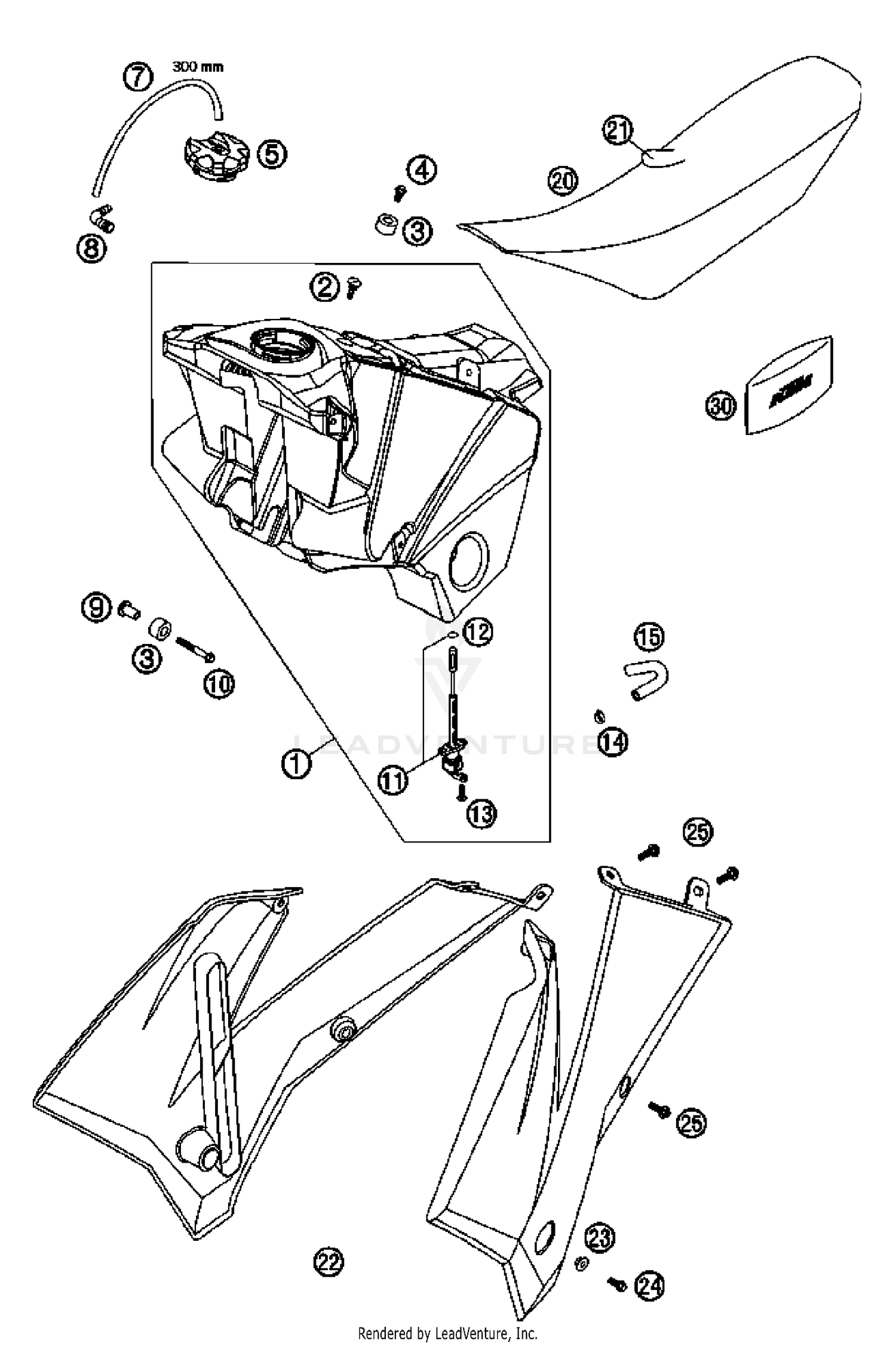 Fuel Tank, Seat