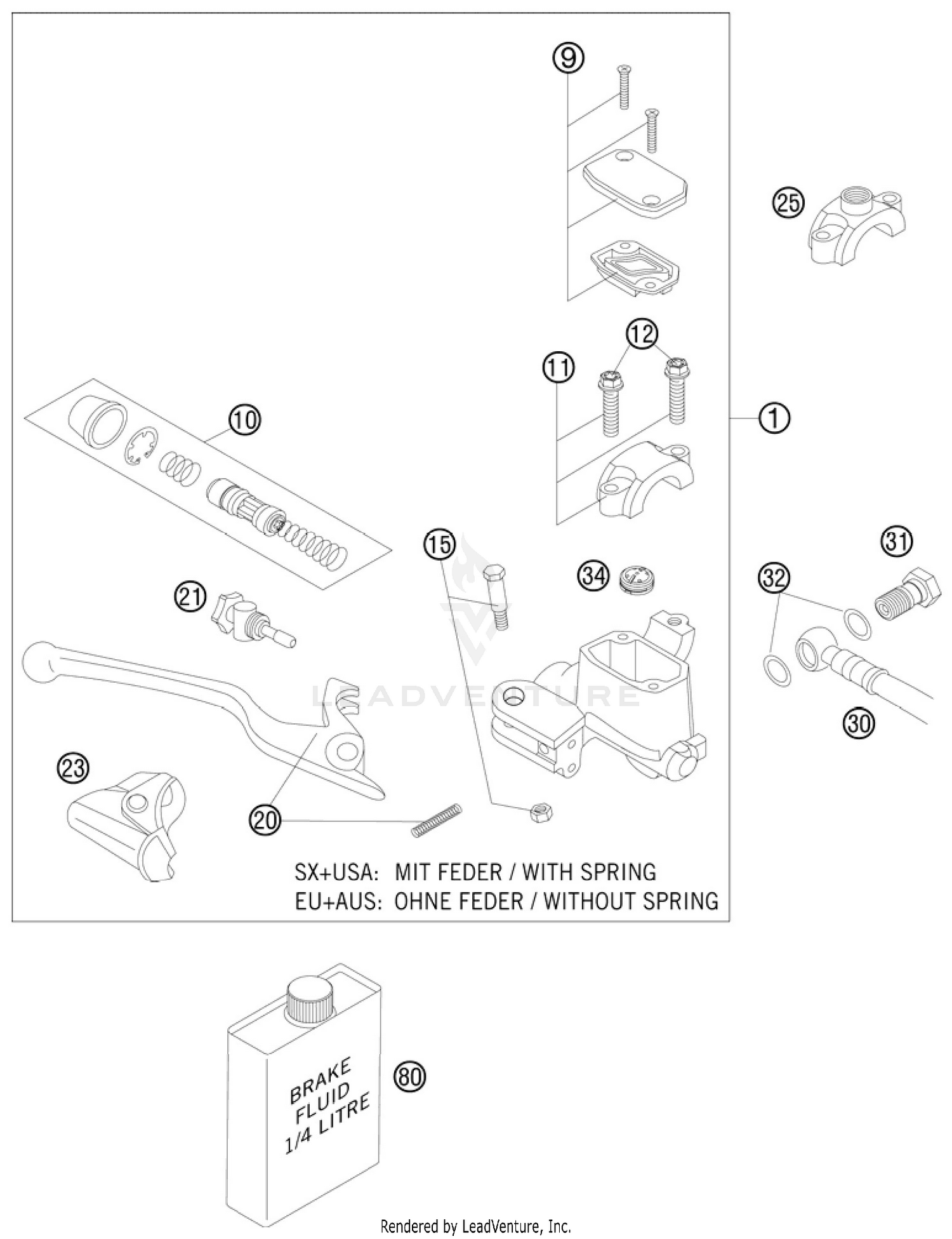 Hand Brake Cylinder