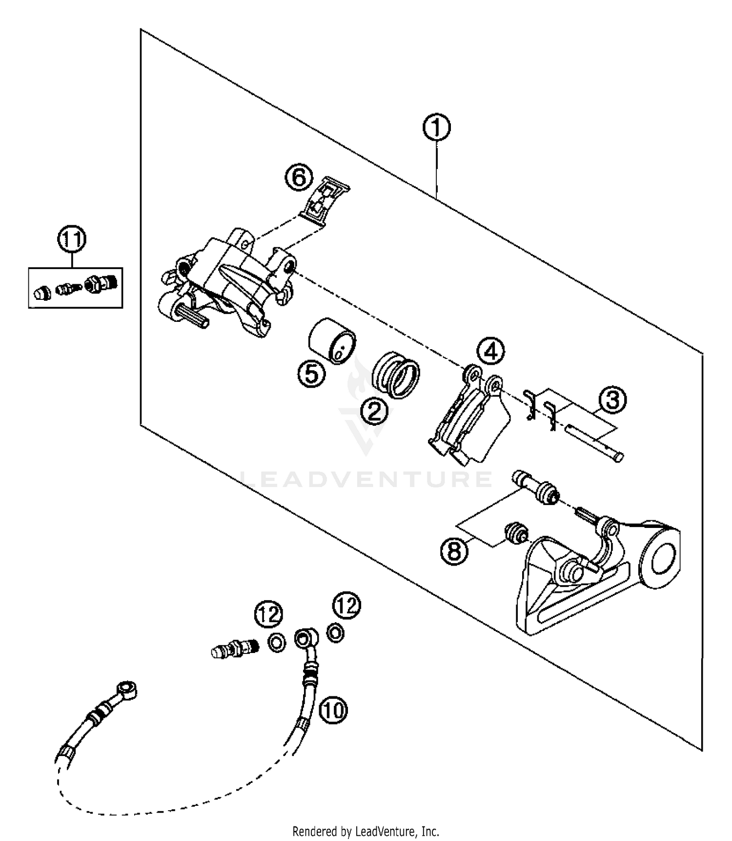 Rear Brake Caliper