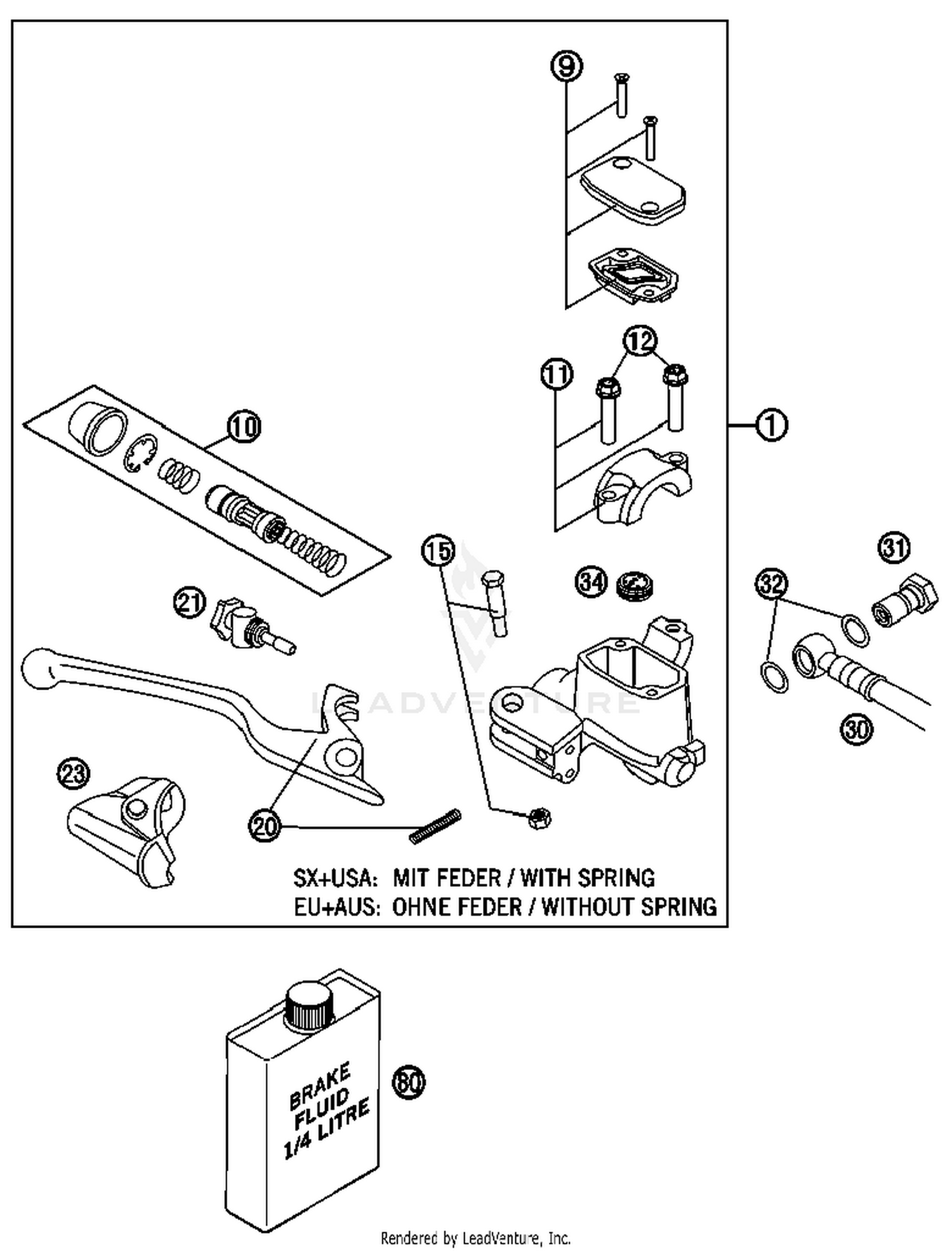 Hand Brake Cylinder