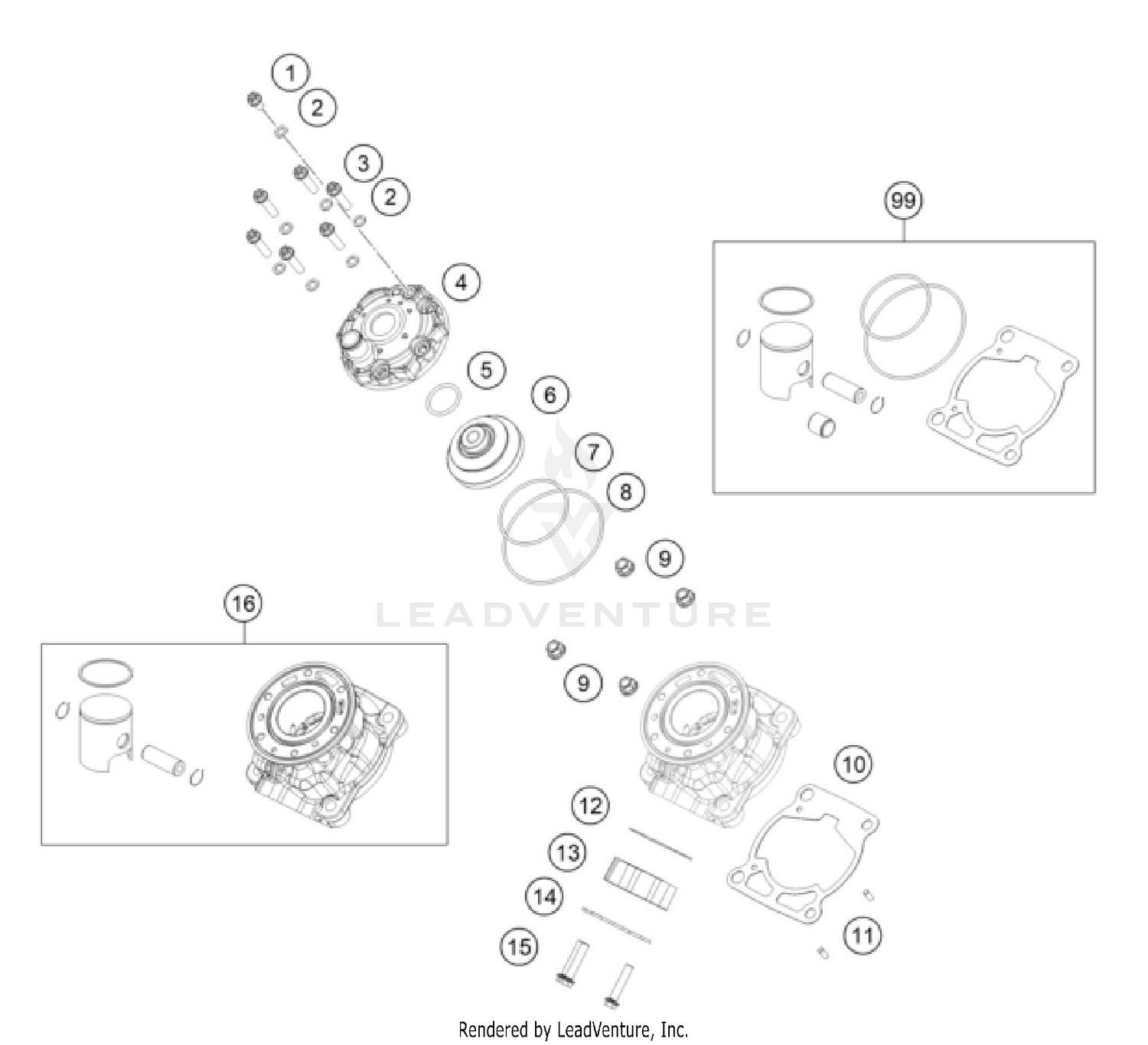 CYLINDER, CYLINDER HEAD