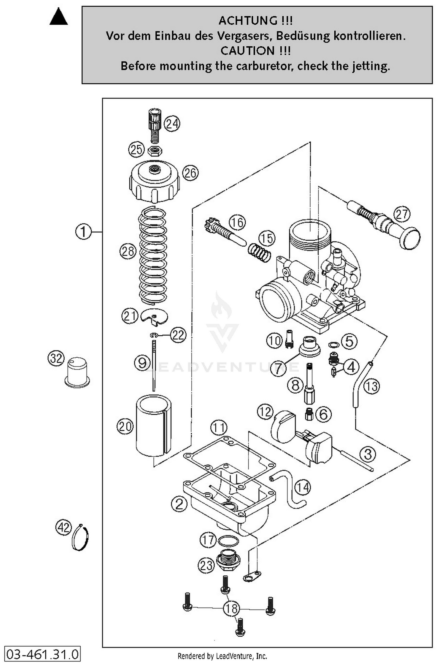Carburetor Mikuni VM24