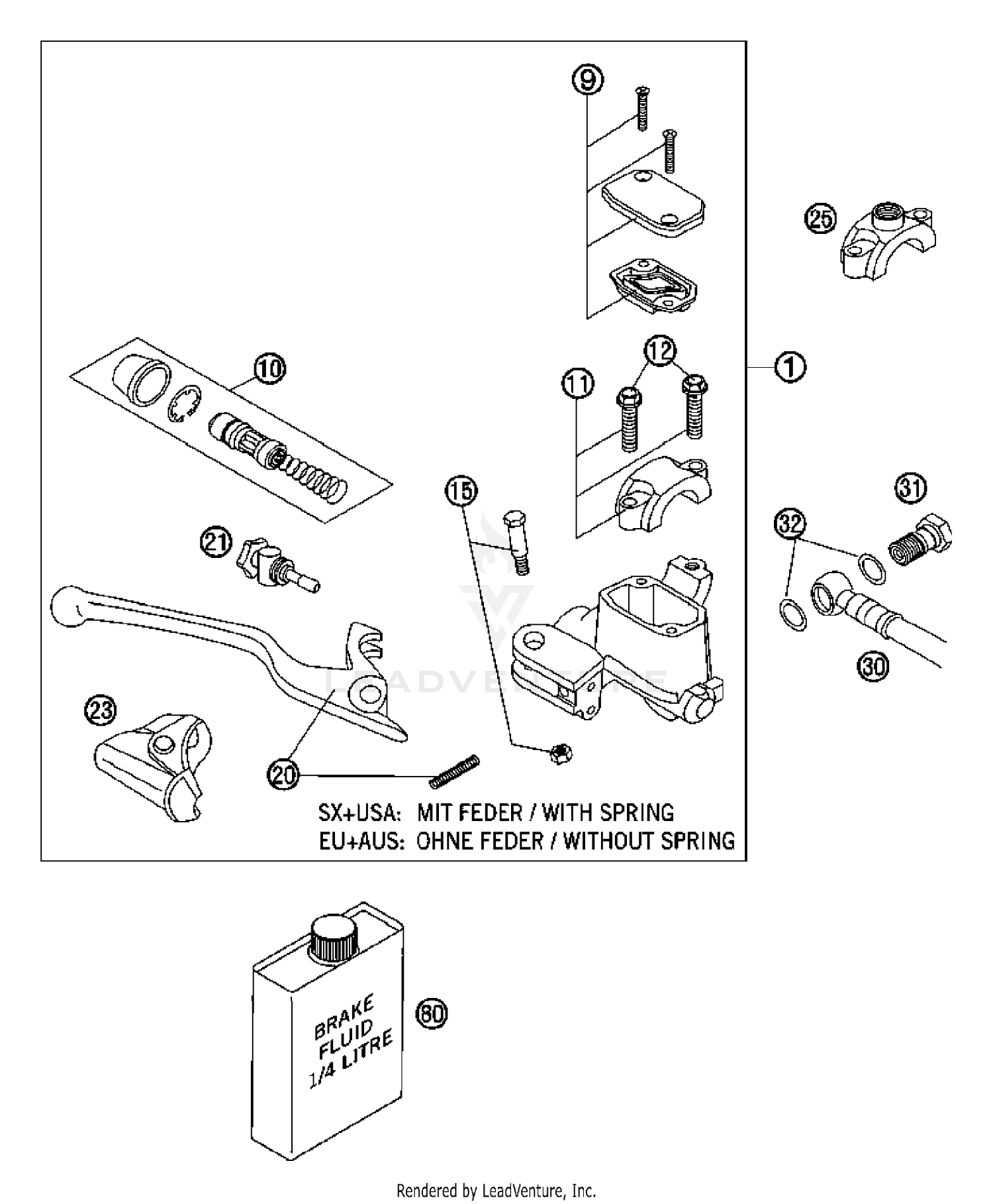 Hand Brake Cylinder