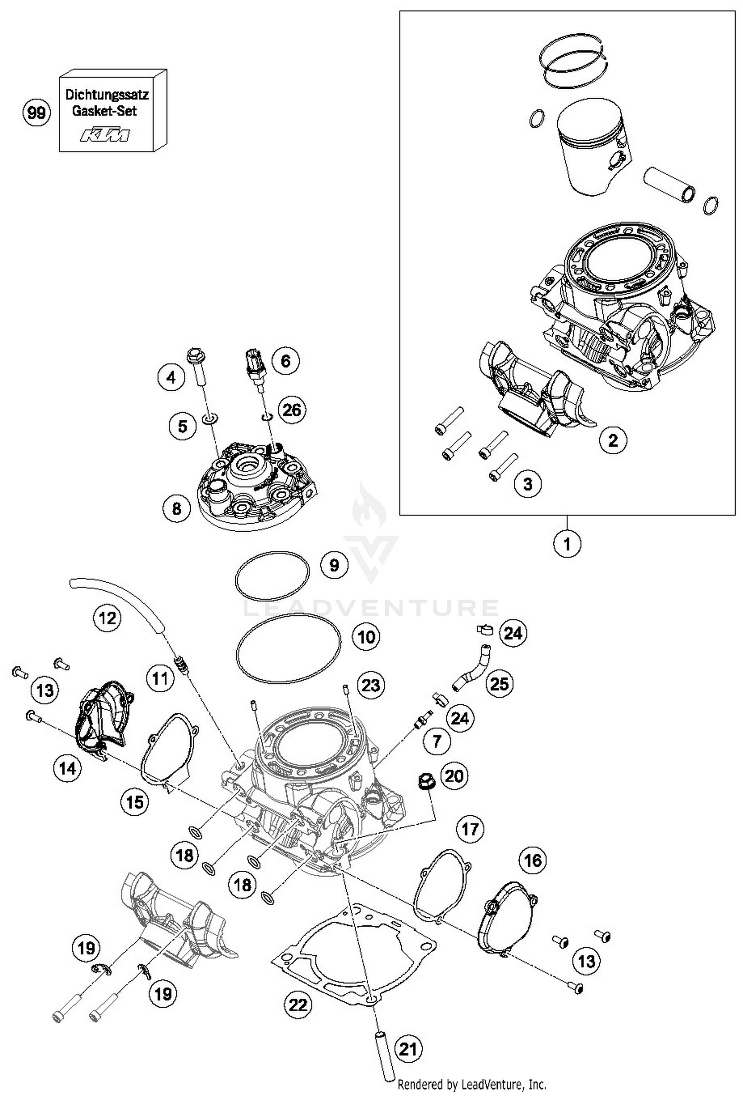 CYLINDER, CYLINDER HEAD