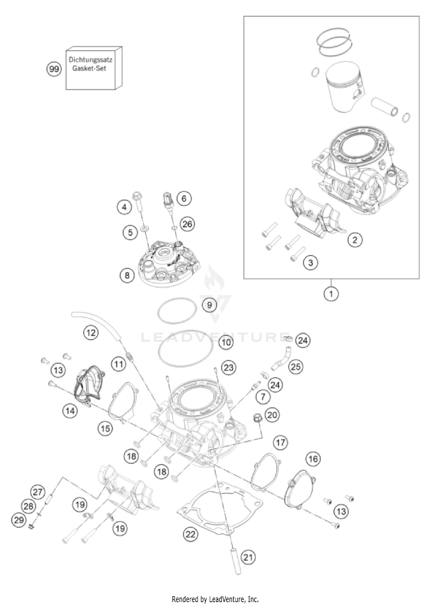 CYLINDER, CYLINDER HEAD