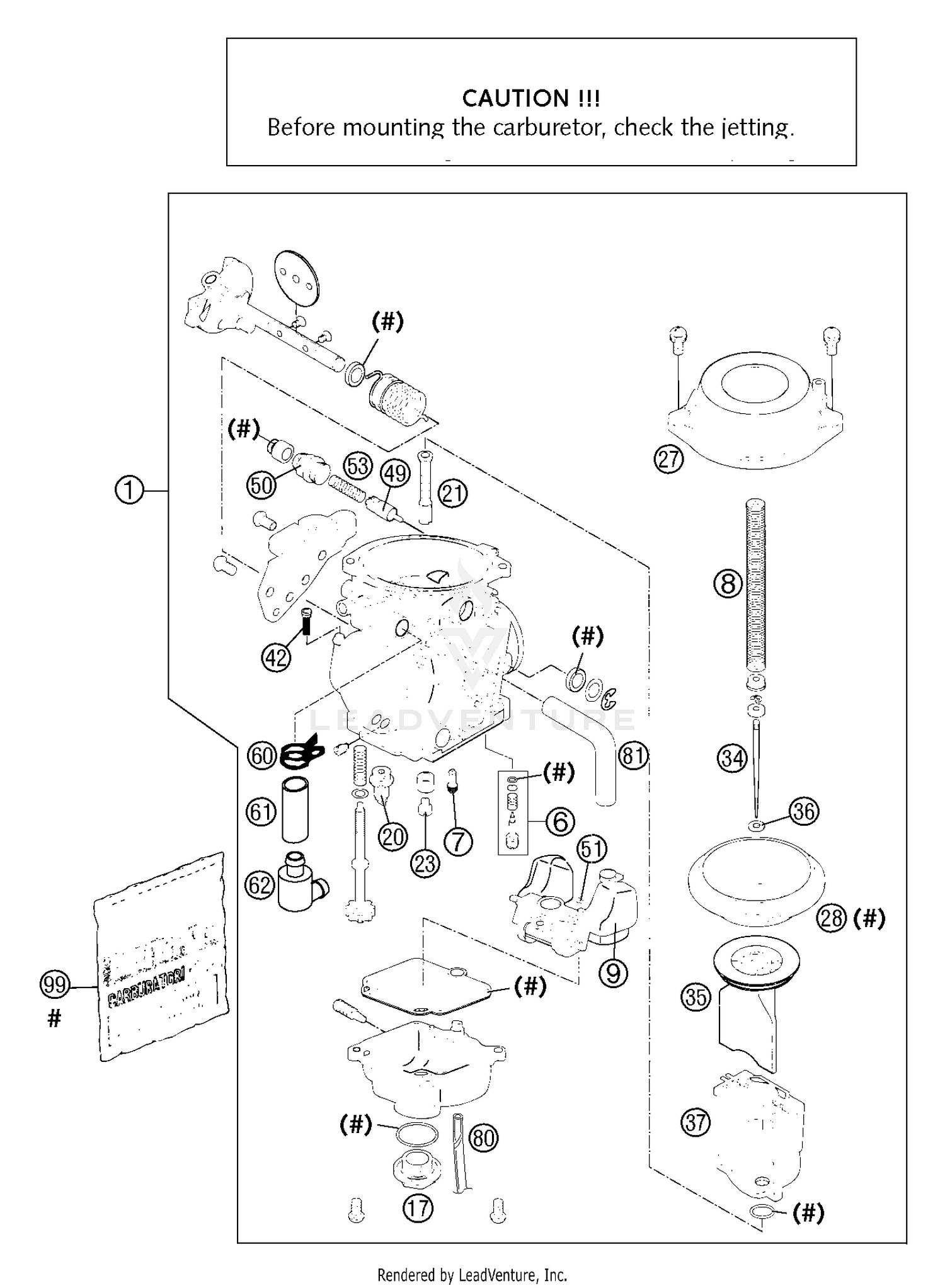 Carburetor Mikuni BST 40