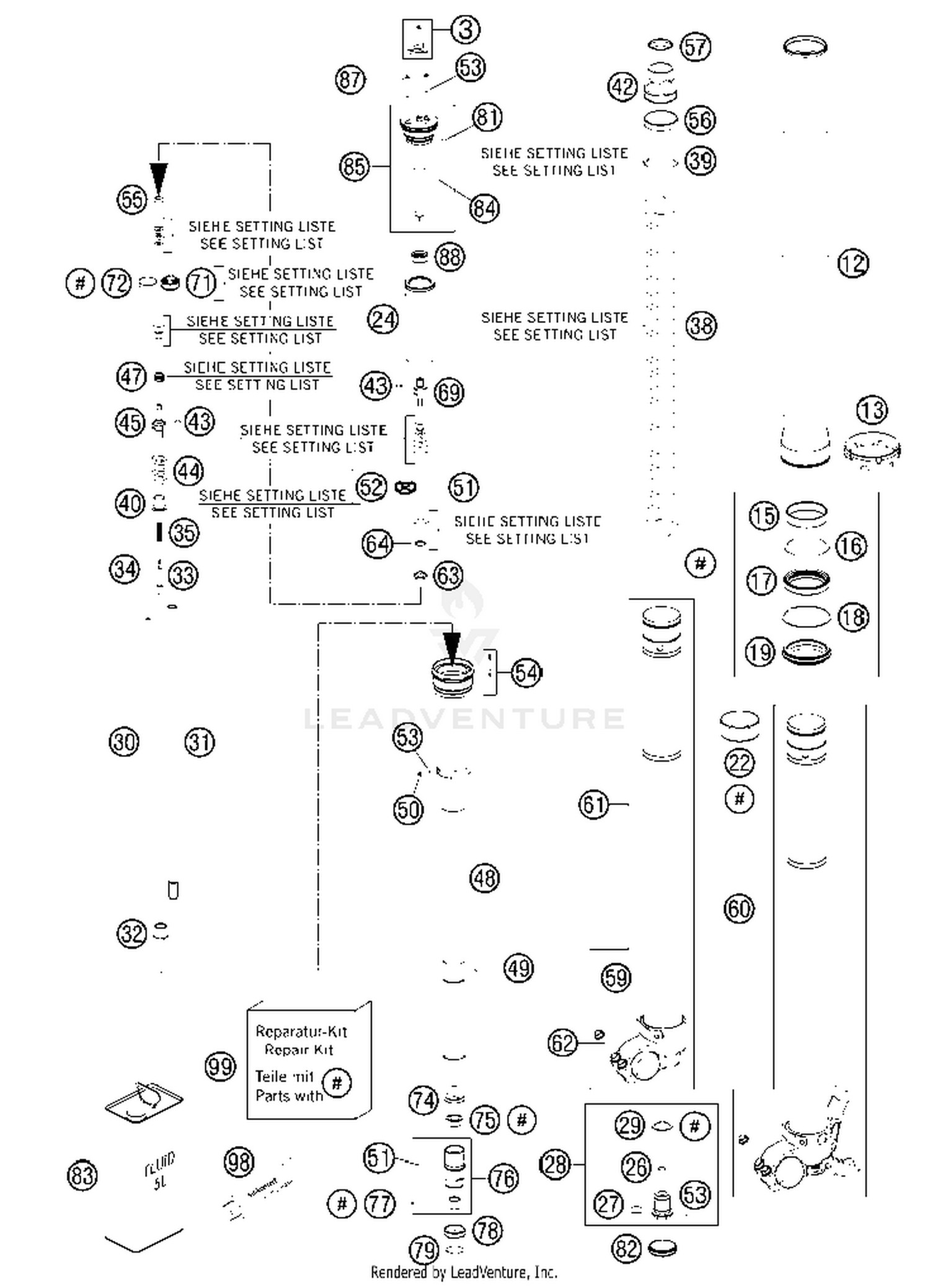 Front Fork Disassembled