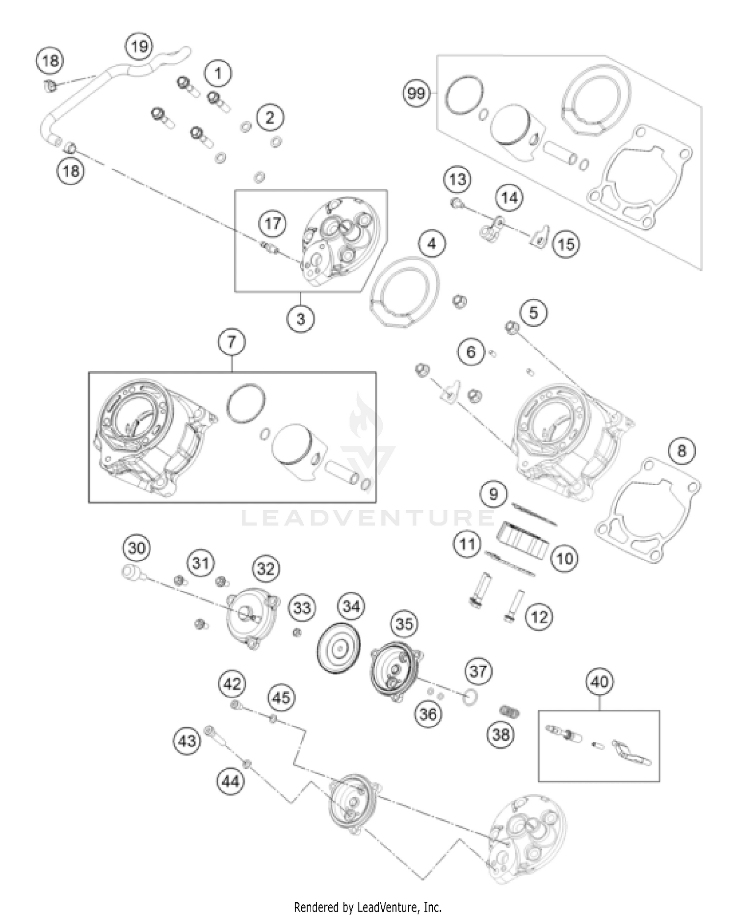 CYLINDER, CYLINDER HEAD