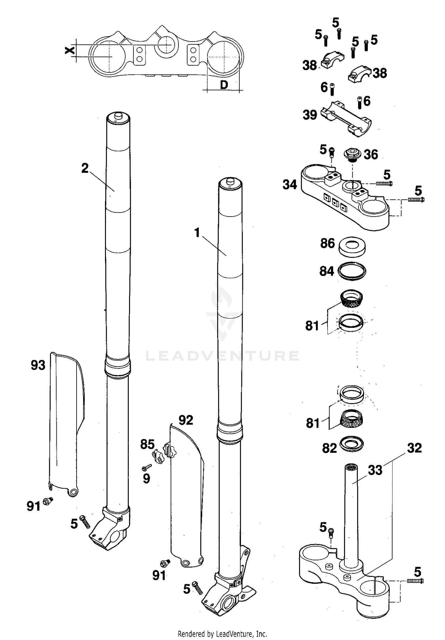 Front Fork WP USD 43
