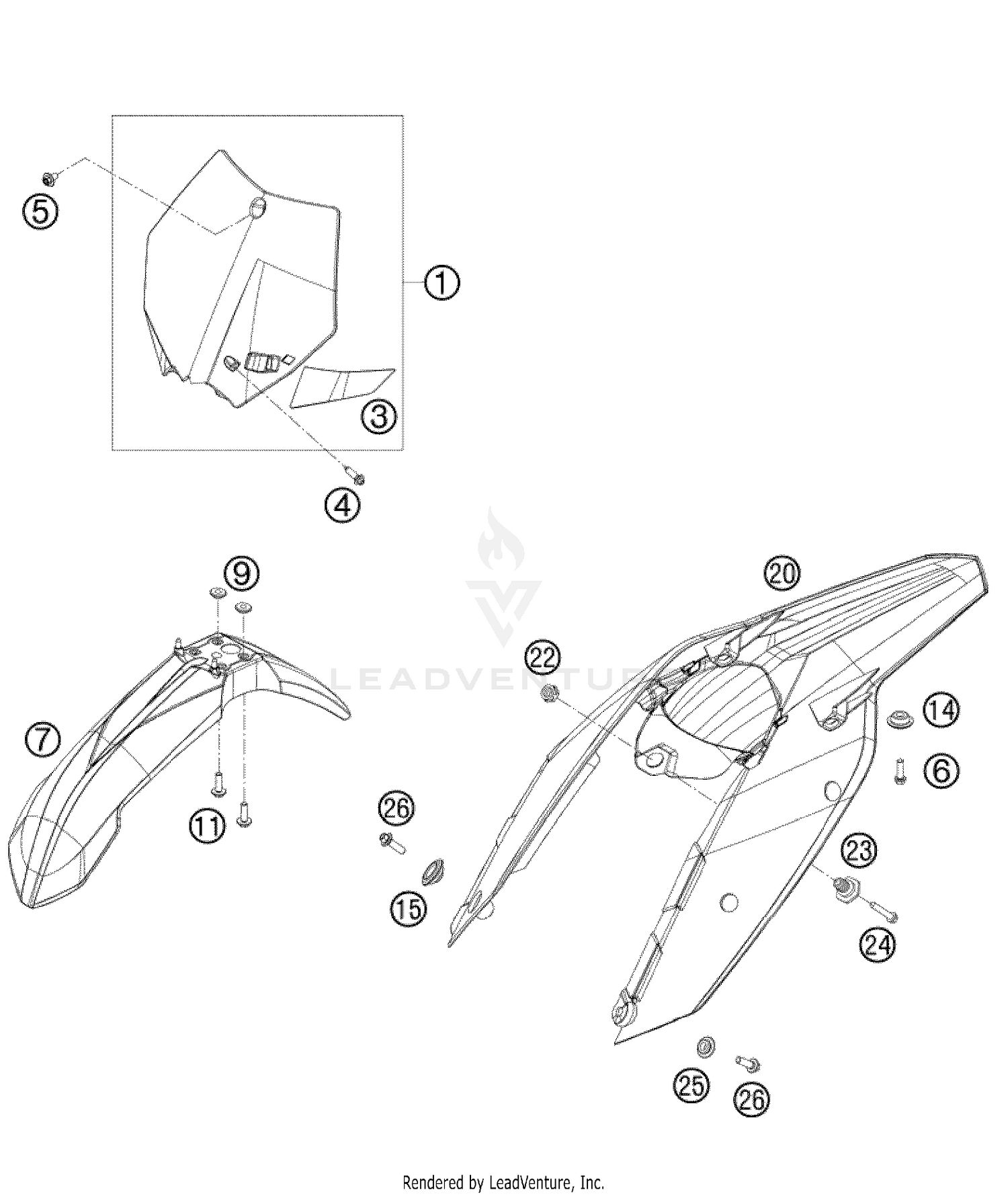 Mask, Fenders