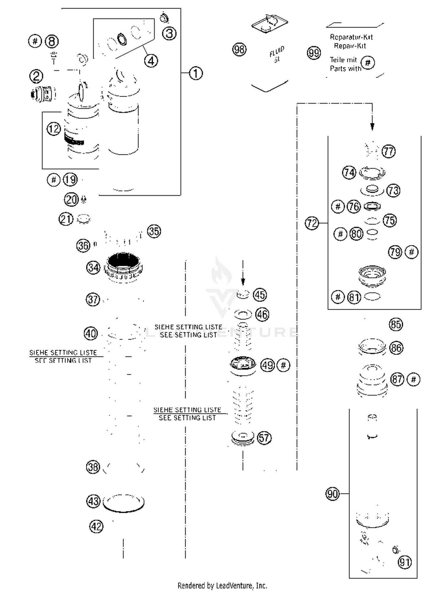 Shock Absorber Disassembled