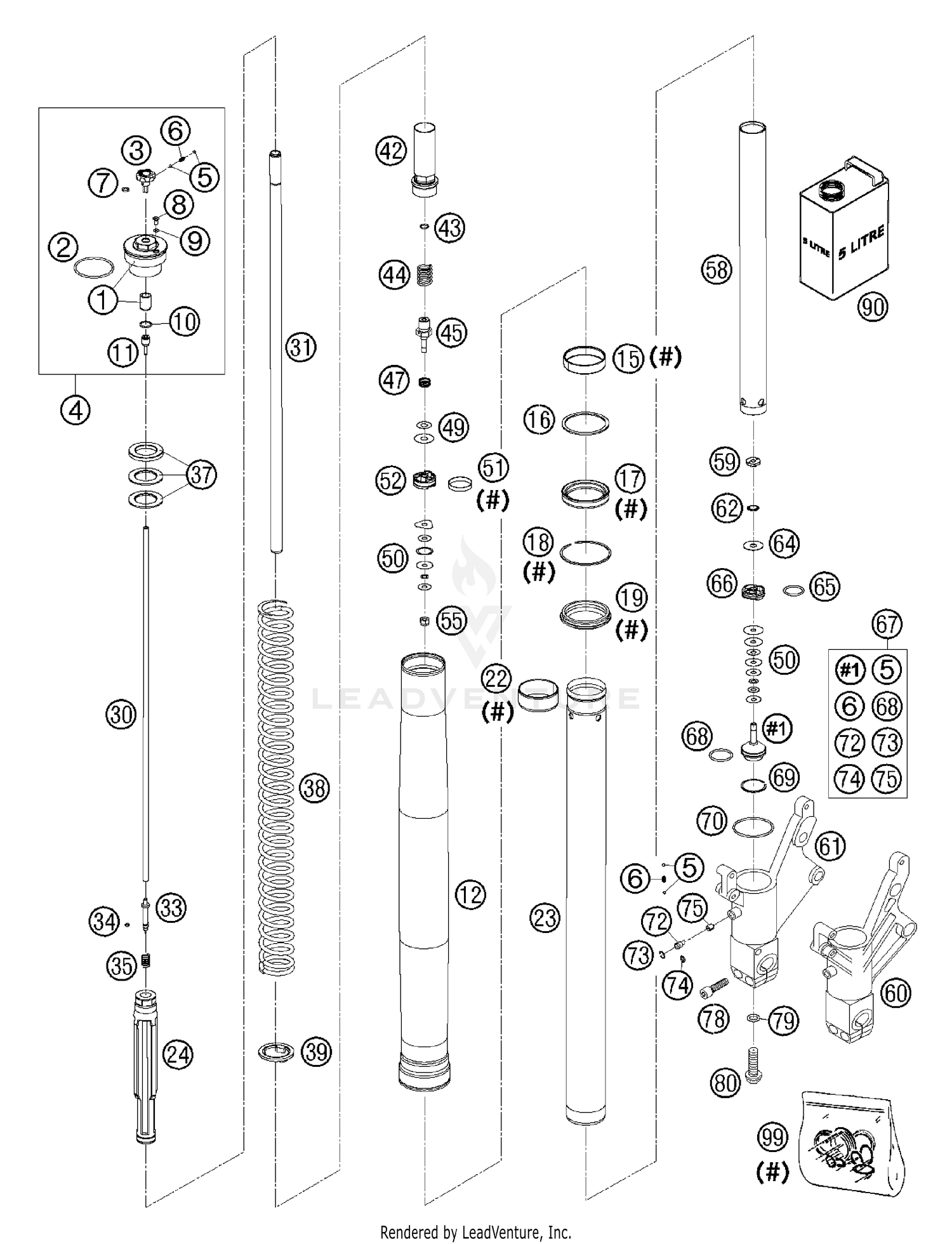 Front Legs WP USD 43