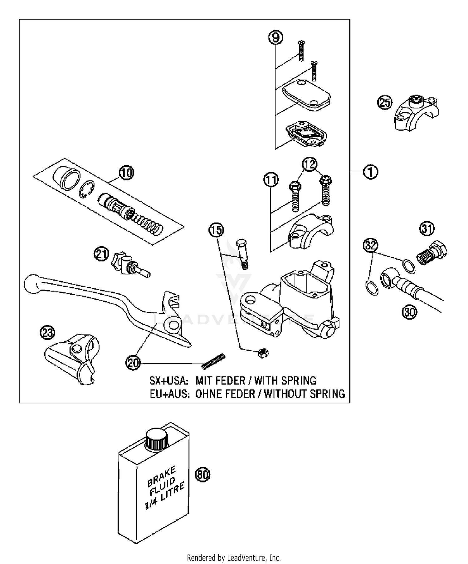 Hand Brake Cylinder
