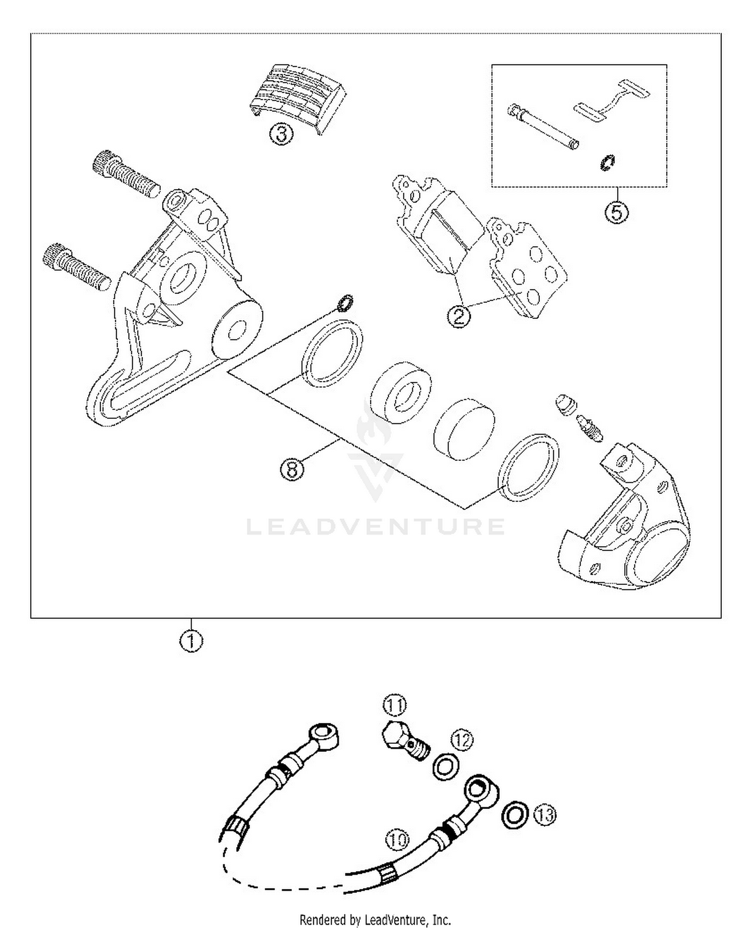 Brake Caliper Rear Grimeca