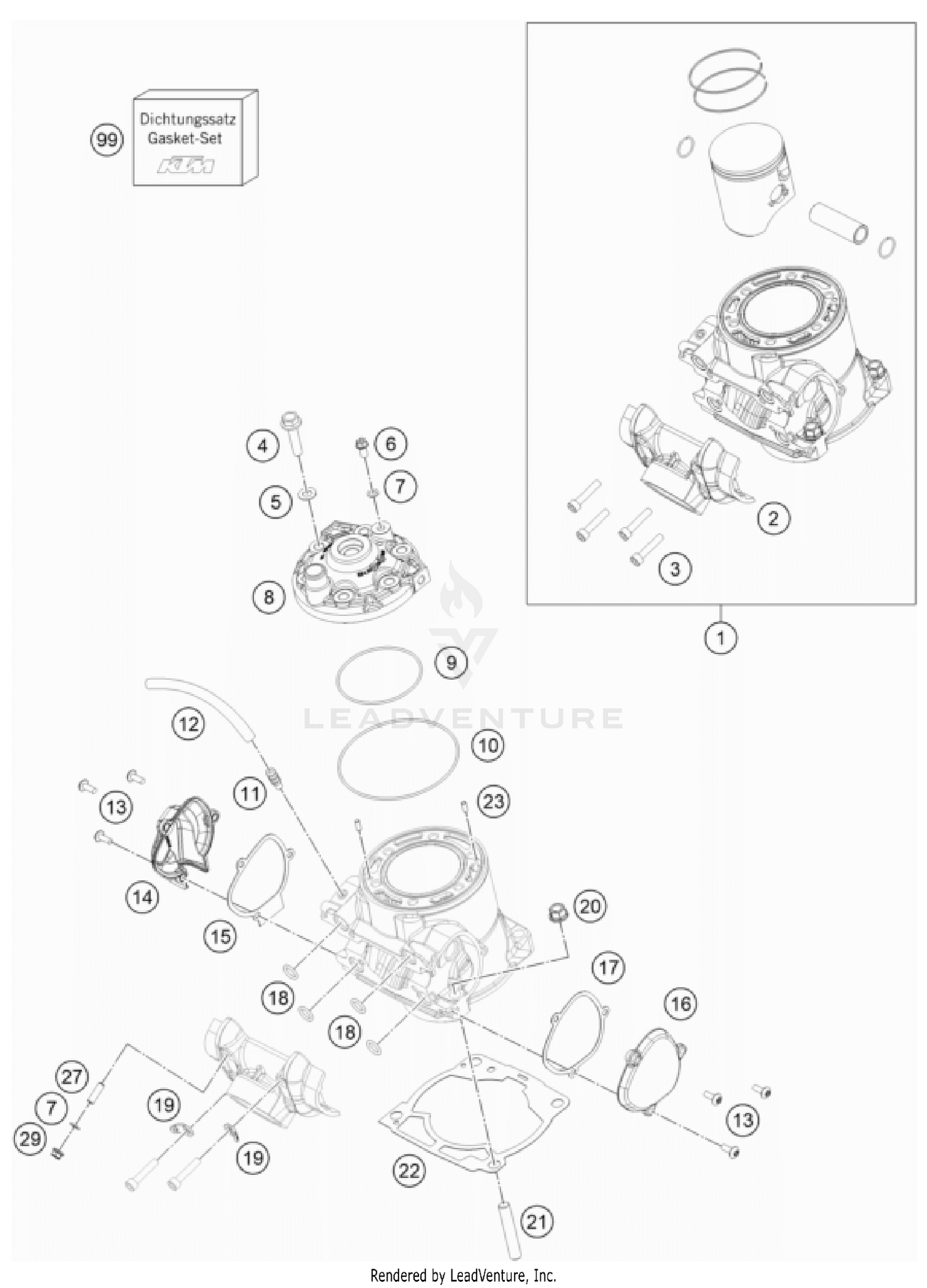 CYLINDER, CYLINDER HEAD
