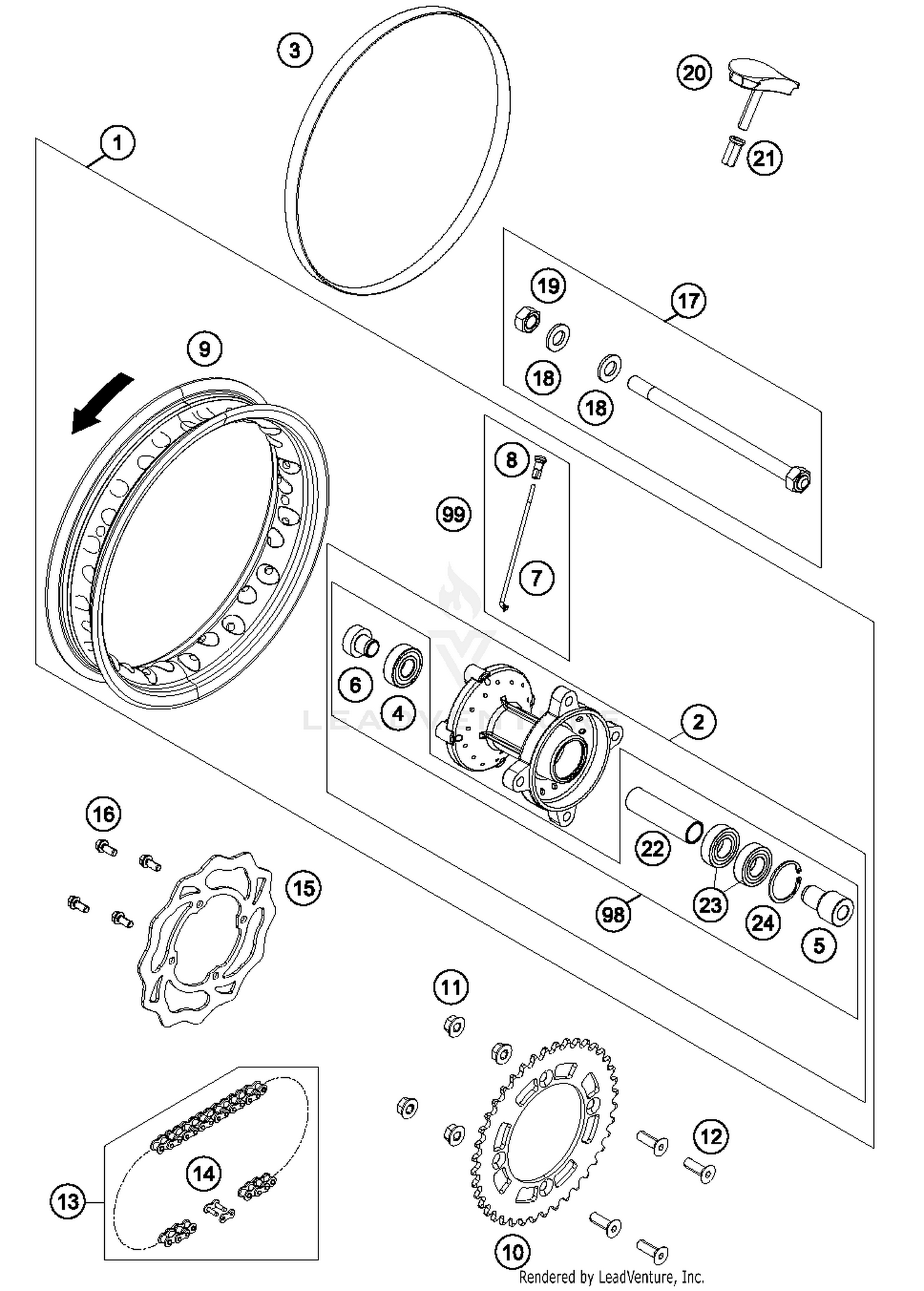 Rear Wheel