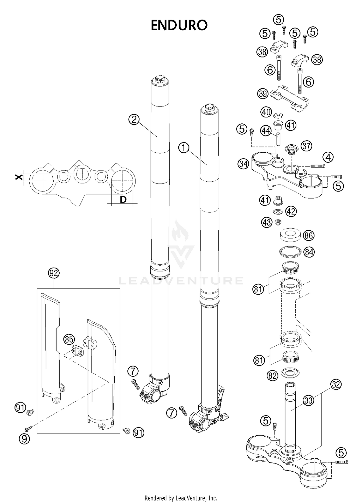 Front Fork WP USD 43