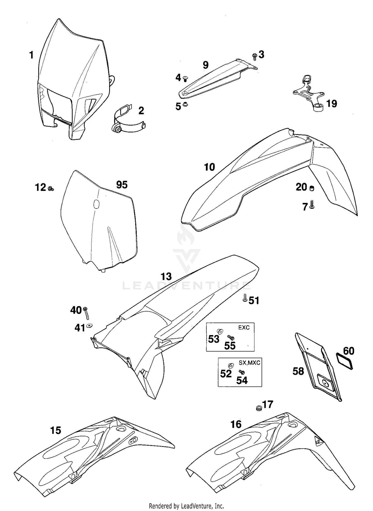 Fenders, Mask