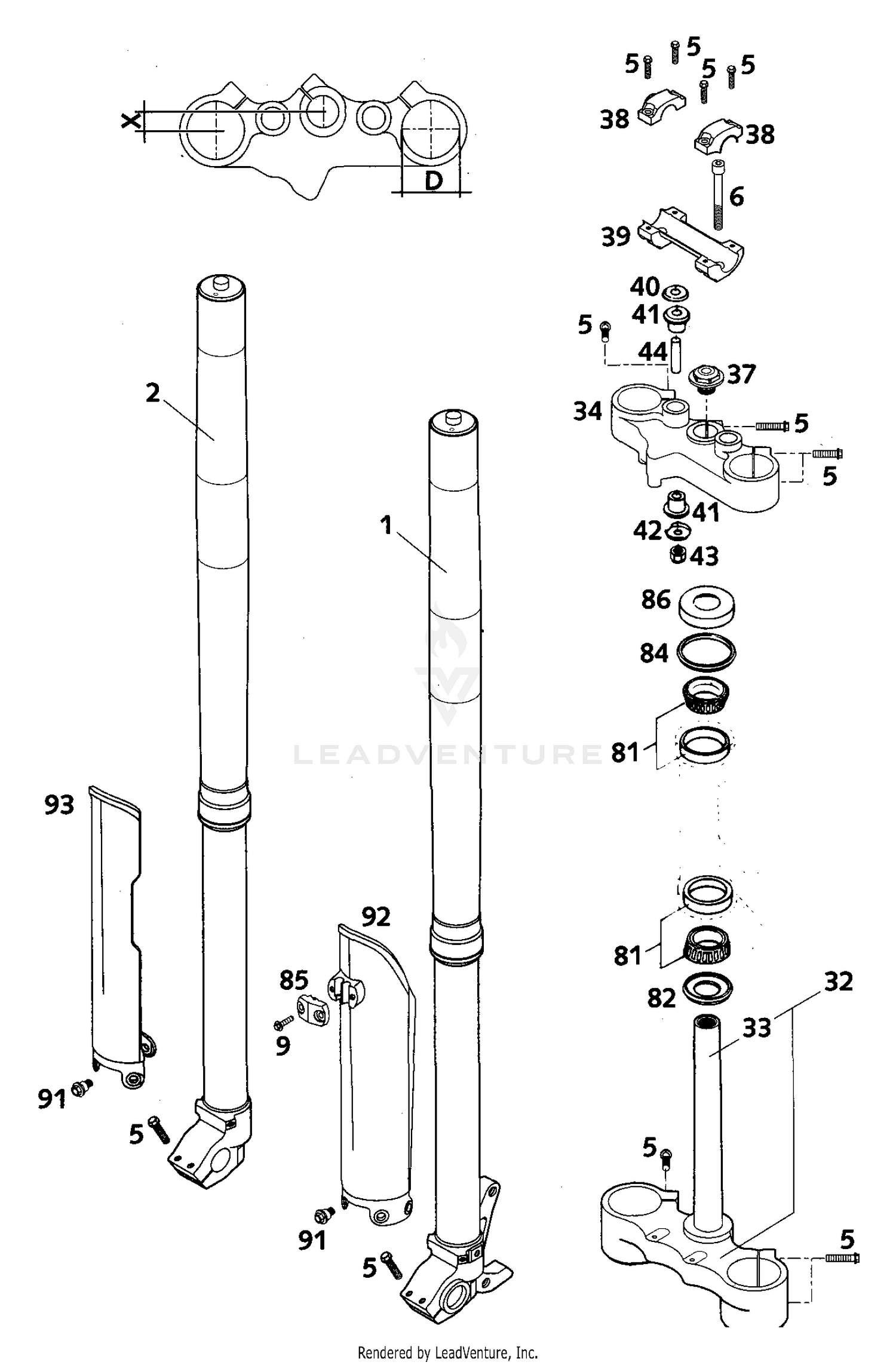 Front Fork WP USD 43