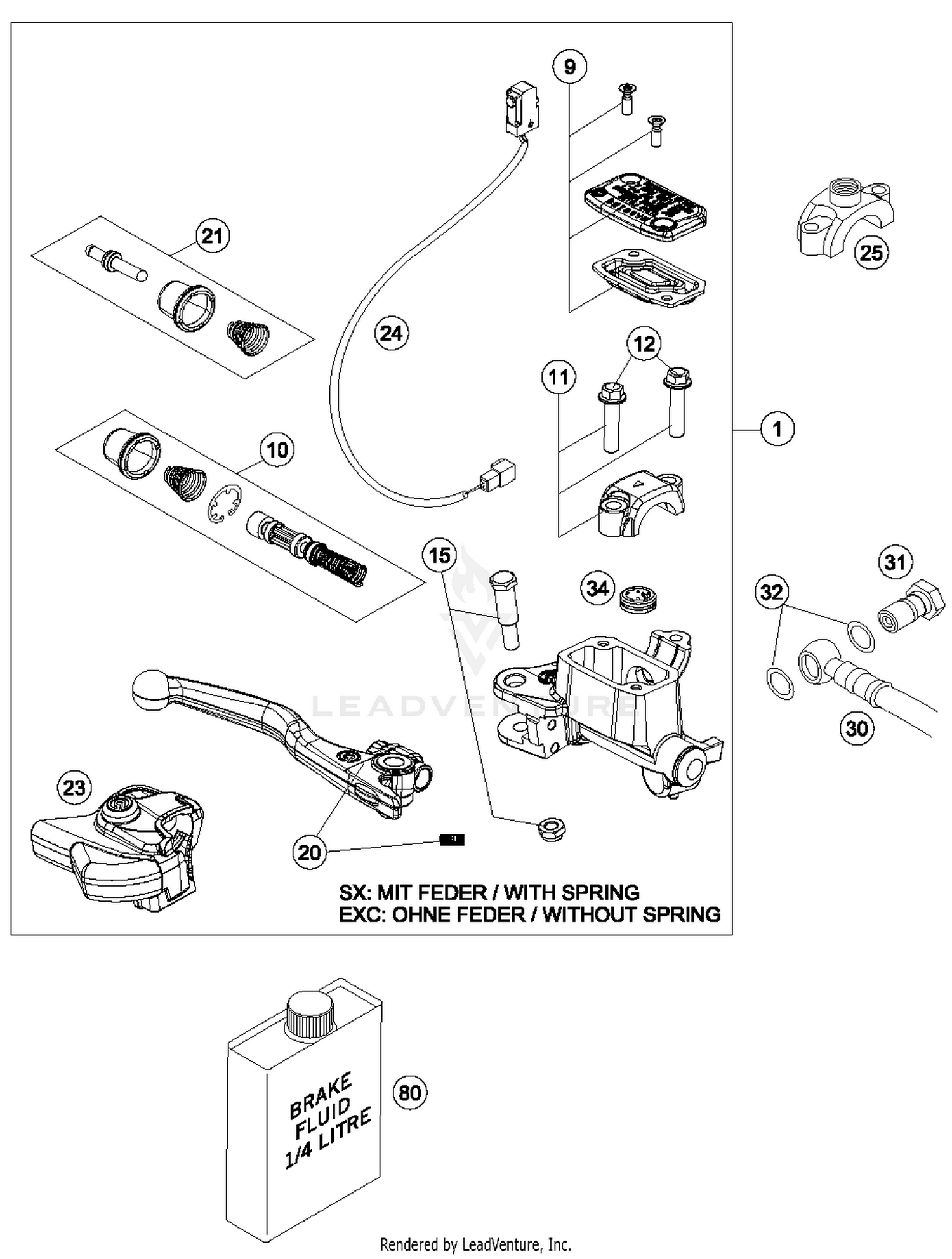 Hand Brake Cylinder