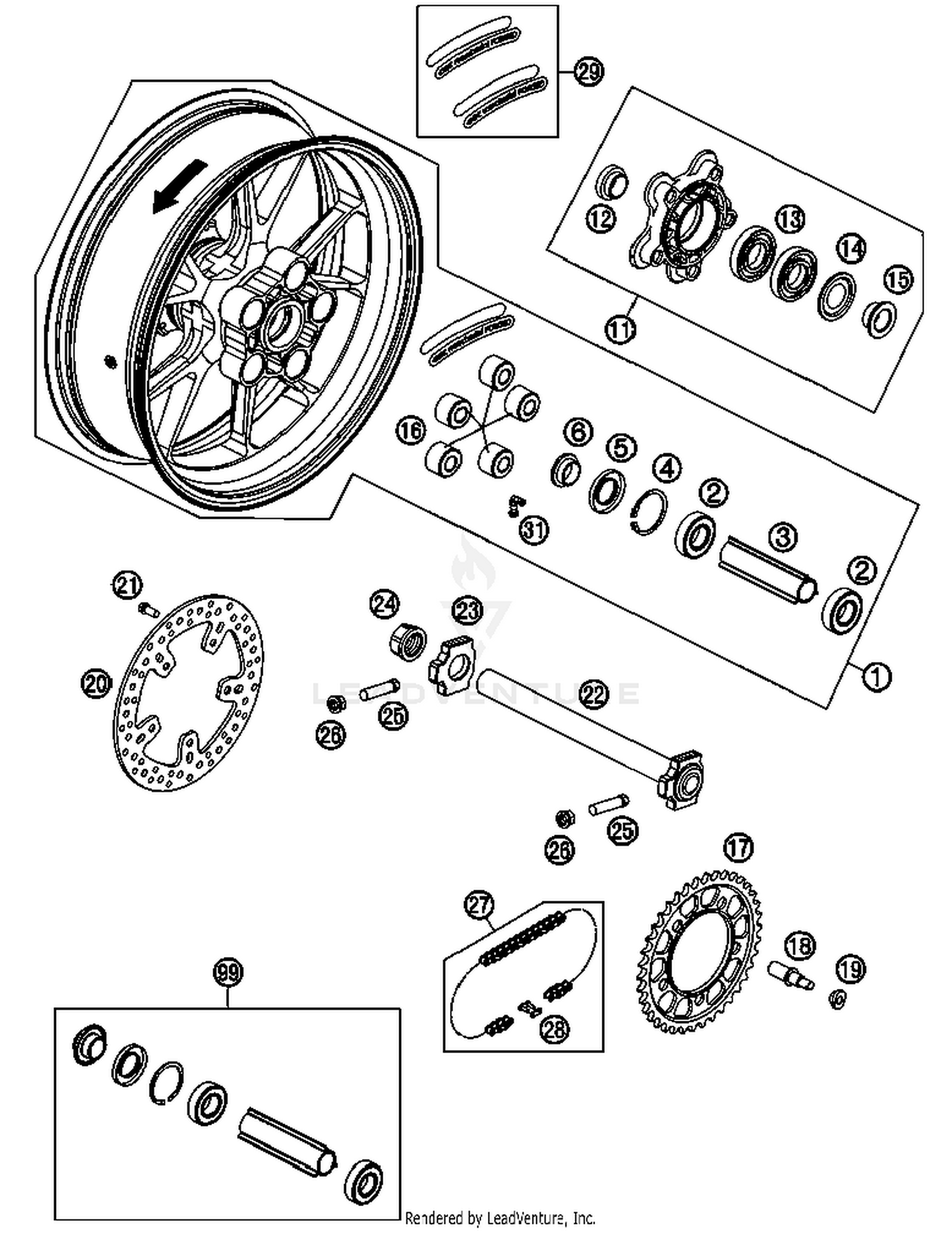 Rear Wheel