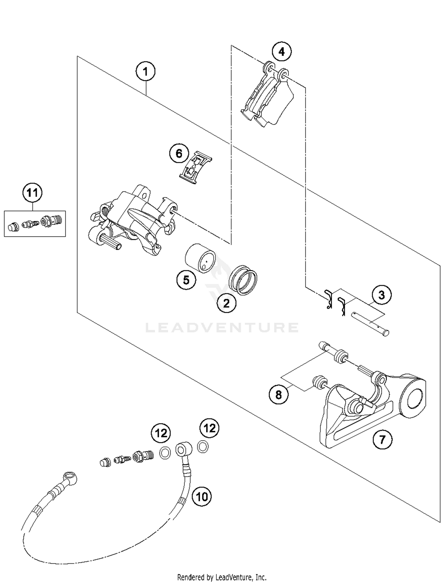 Brake Caliper Rear