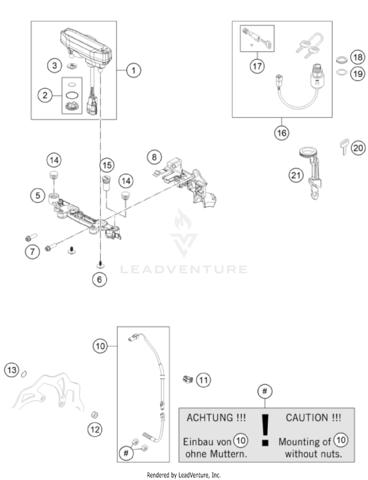 INSTRUMENTS / LOCK SYSTEM
