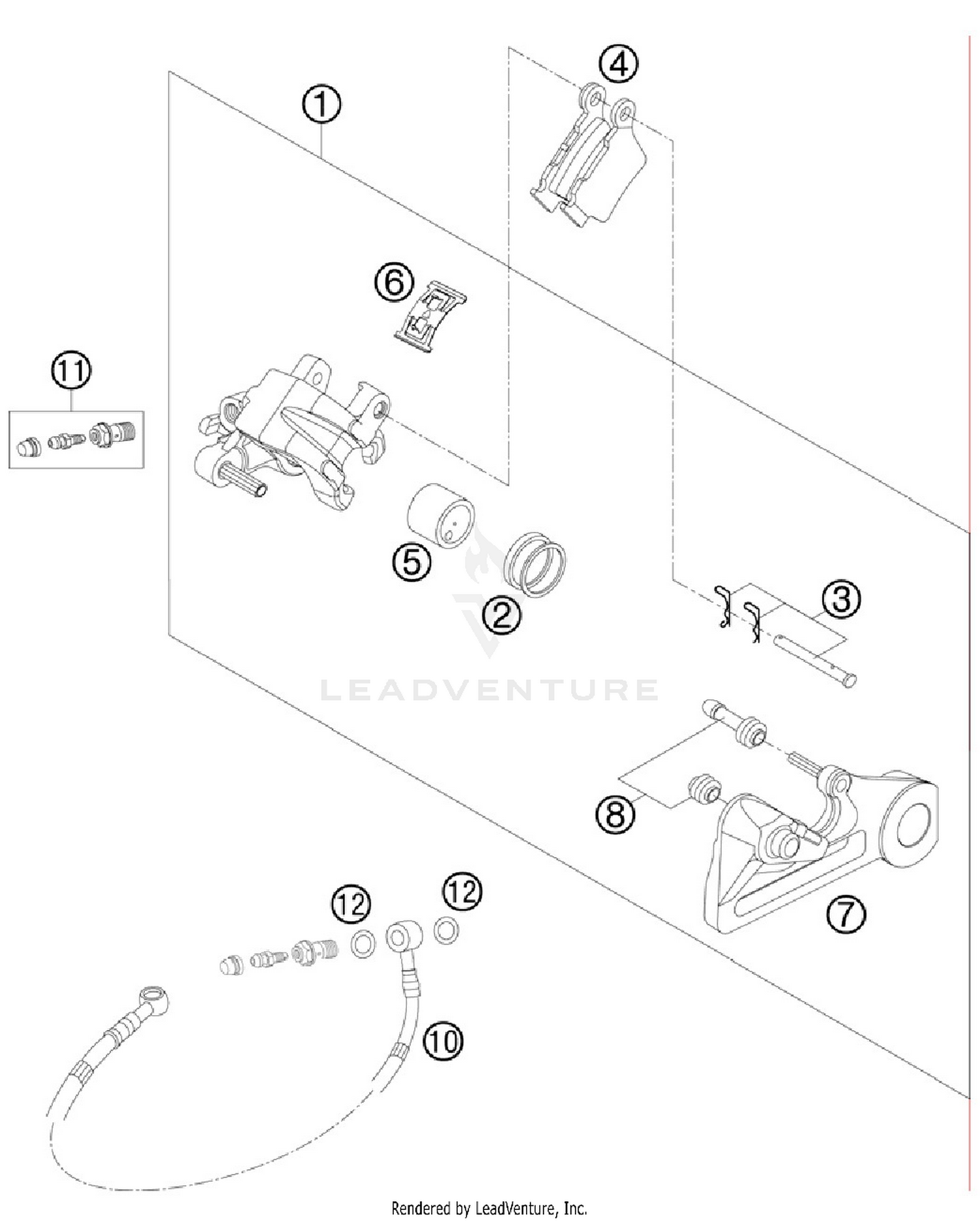 Brake Caliper Rear